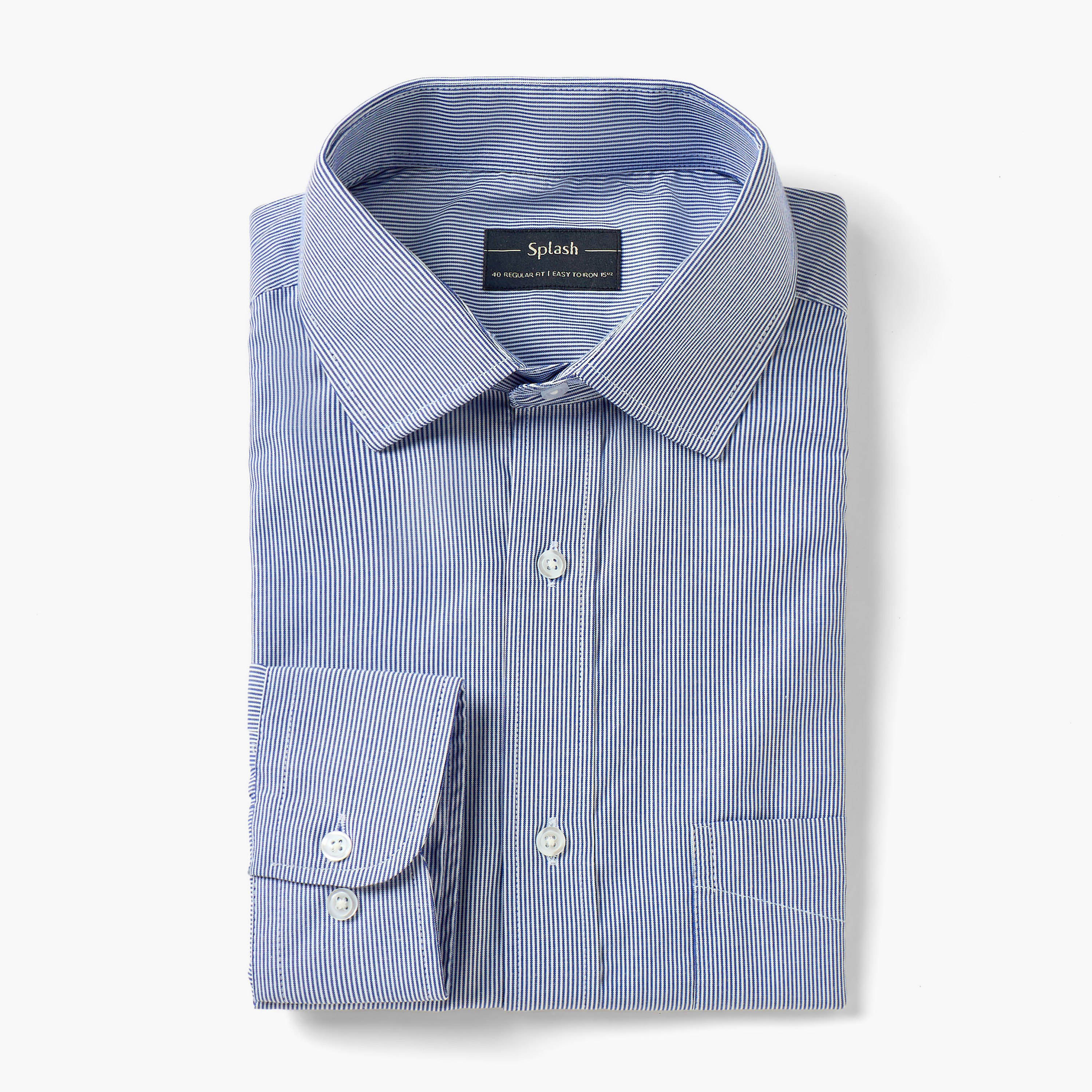 Regular Fit Collared Striped Long Sleeves Shirt-men-clothing-shirts-image-5