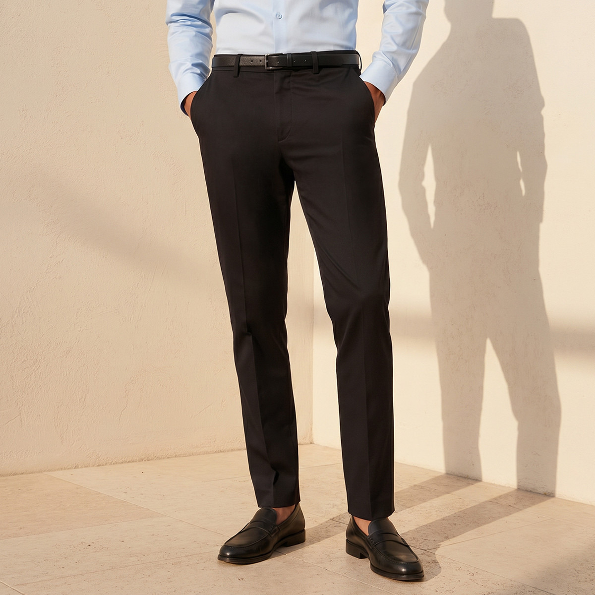 بنطلون تشينو رجالي بقصة عادية-men-clothing-bottoms-trousersandchinos-chinos-image-1