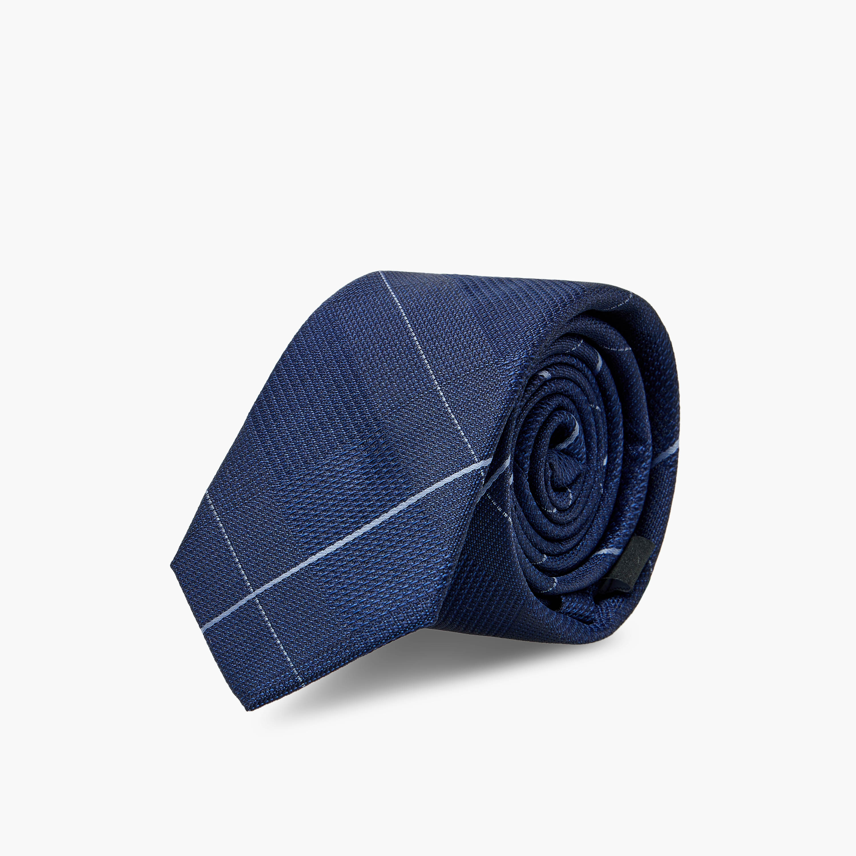 Men Checked Slim Cut Tie-men-tiesandcufflinks-pocketsquares-image-1