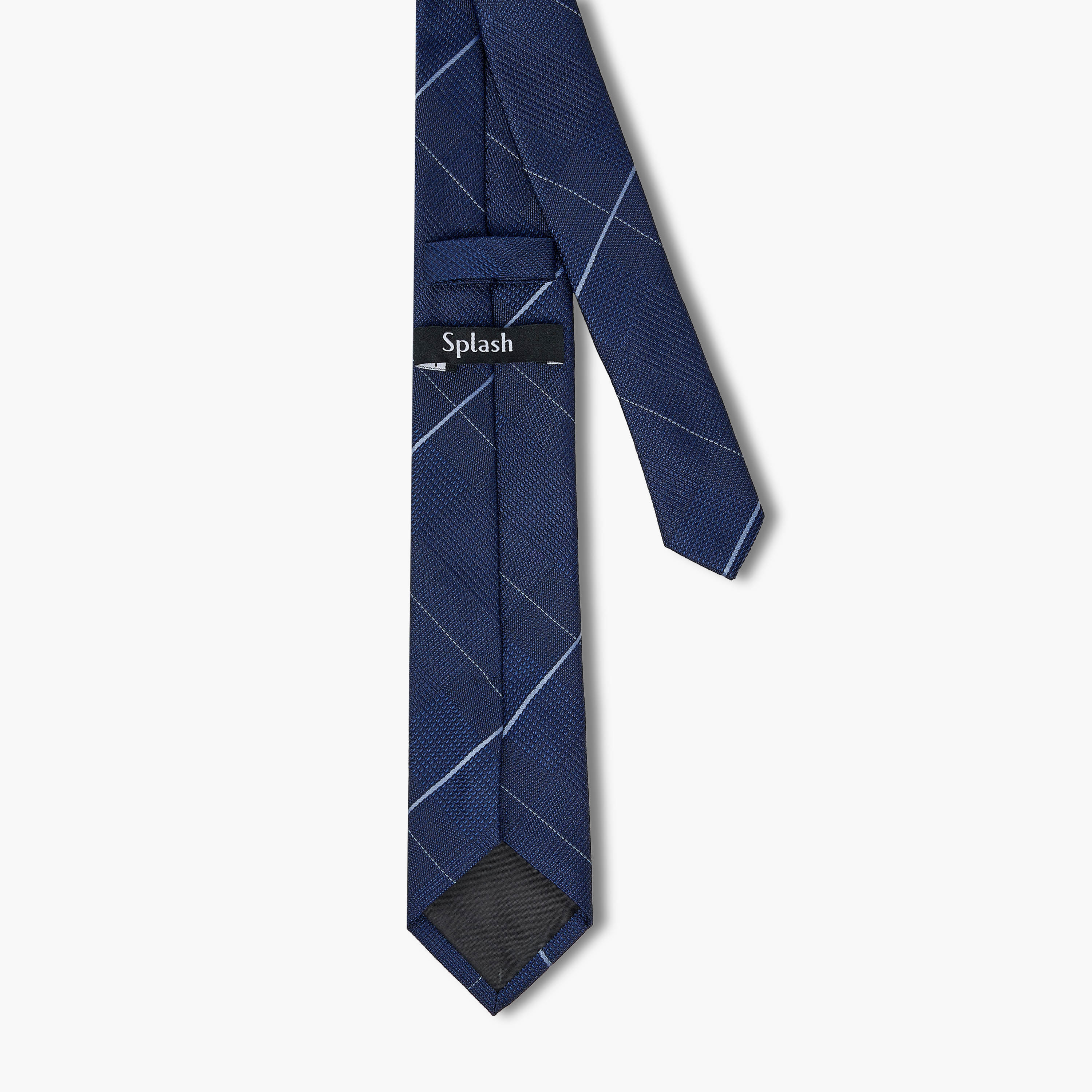 Men Checked Slim Cut Tie-men-tiesandcufflinks-pocketsquares-image-3
