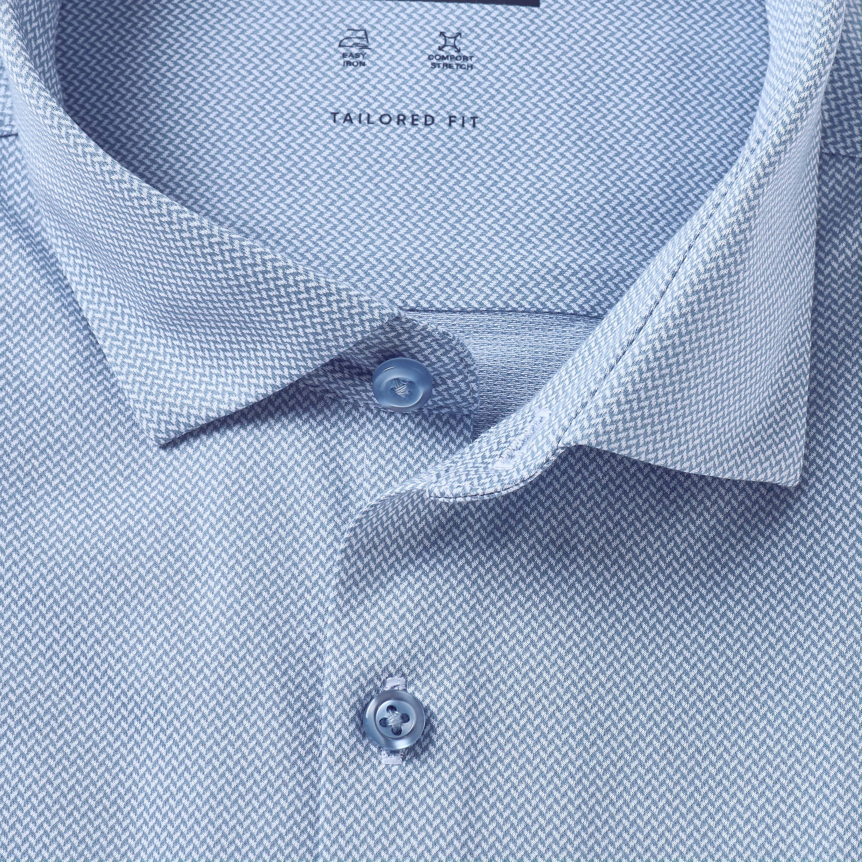 قميص بارز الملمس بقصّة عادية وأكمام طويلة-men-clothing-shirts-image-7