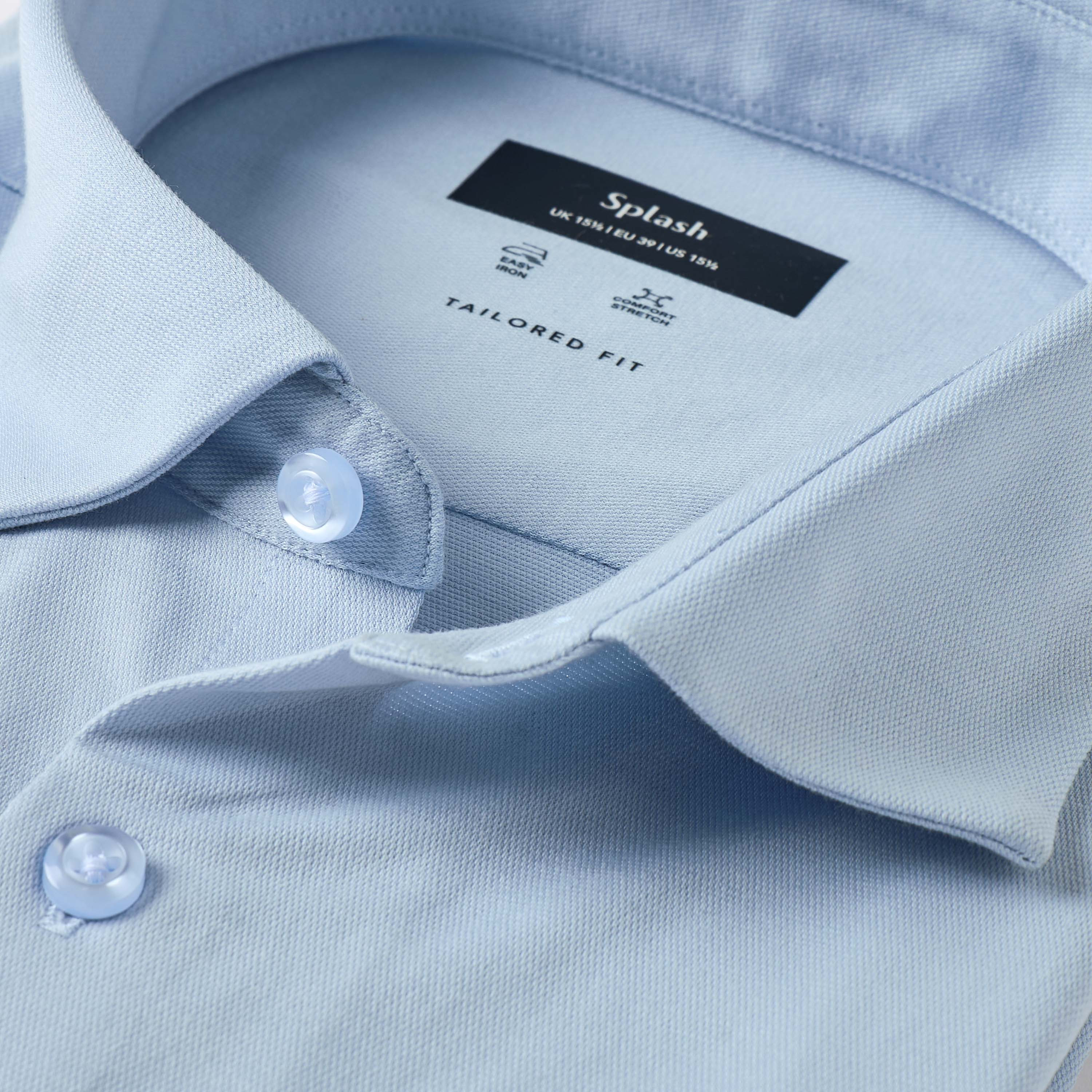 Regular Fit Collared Long Sleeves Shirt-men-clothing-shirts-image-2