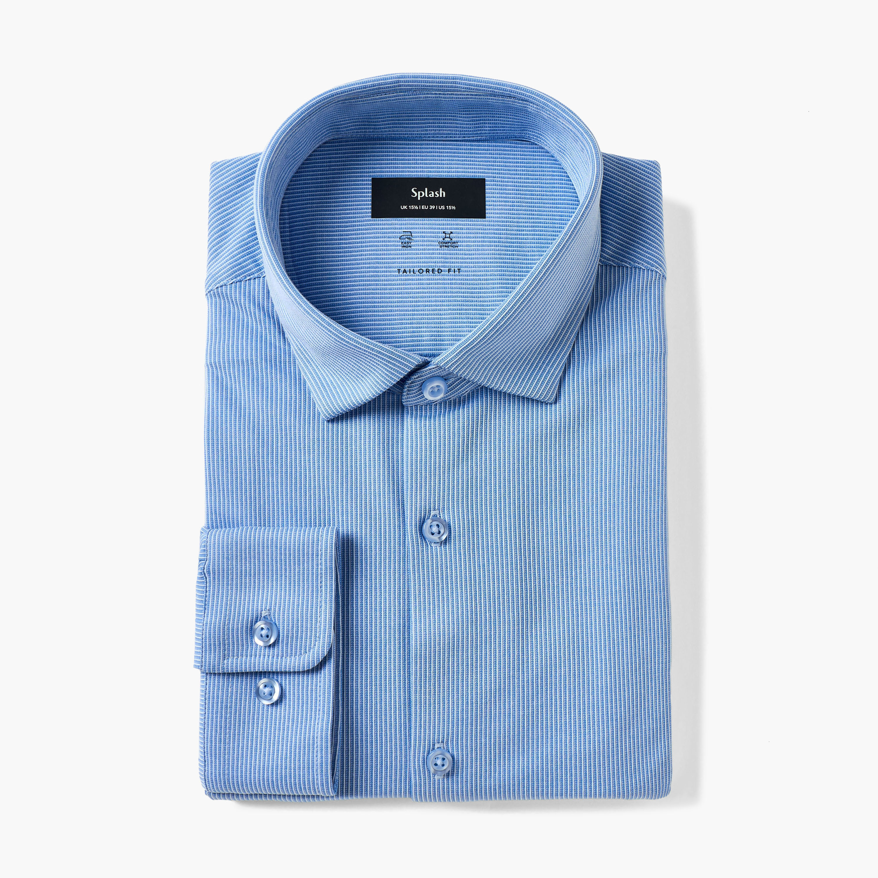 قميص مقلّم بقصّة عادية وأكمام طويلة-men-clothing-shirts-image-5