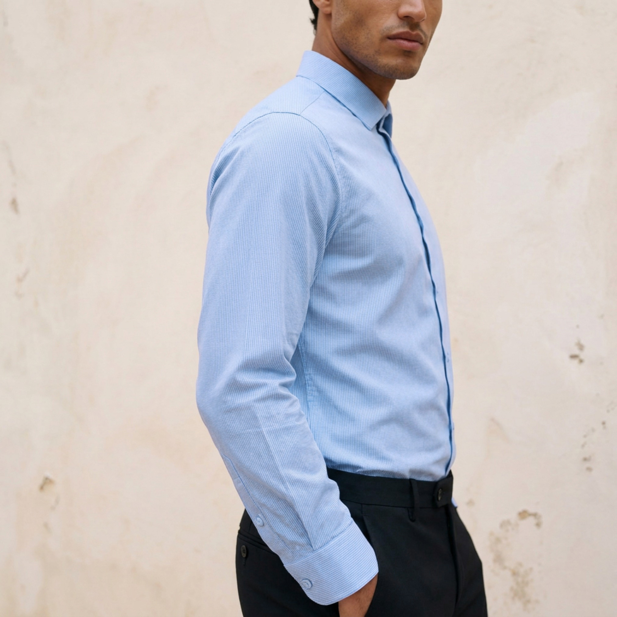 قميص مقلّم بقصّة عادية وأكمام طويلة-men-clothing-shirts-image-6