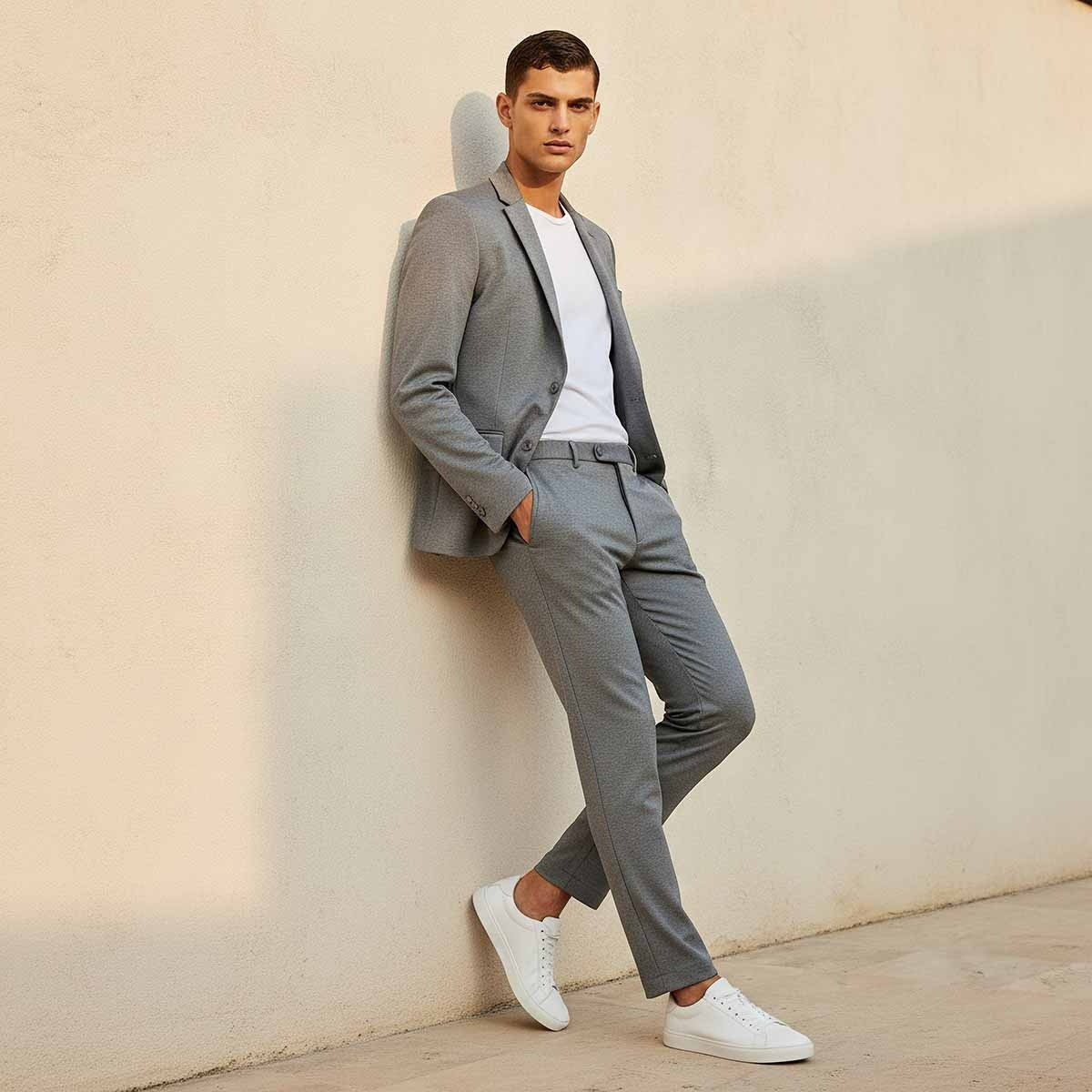 Slim Fit Formal Textured Trousers-men-clothing-coordsets-image-3