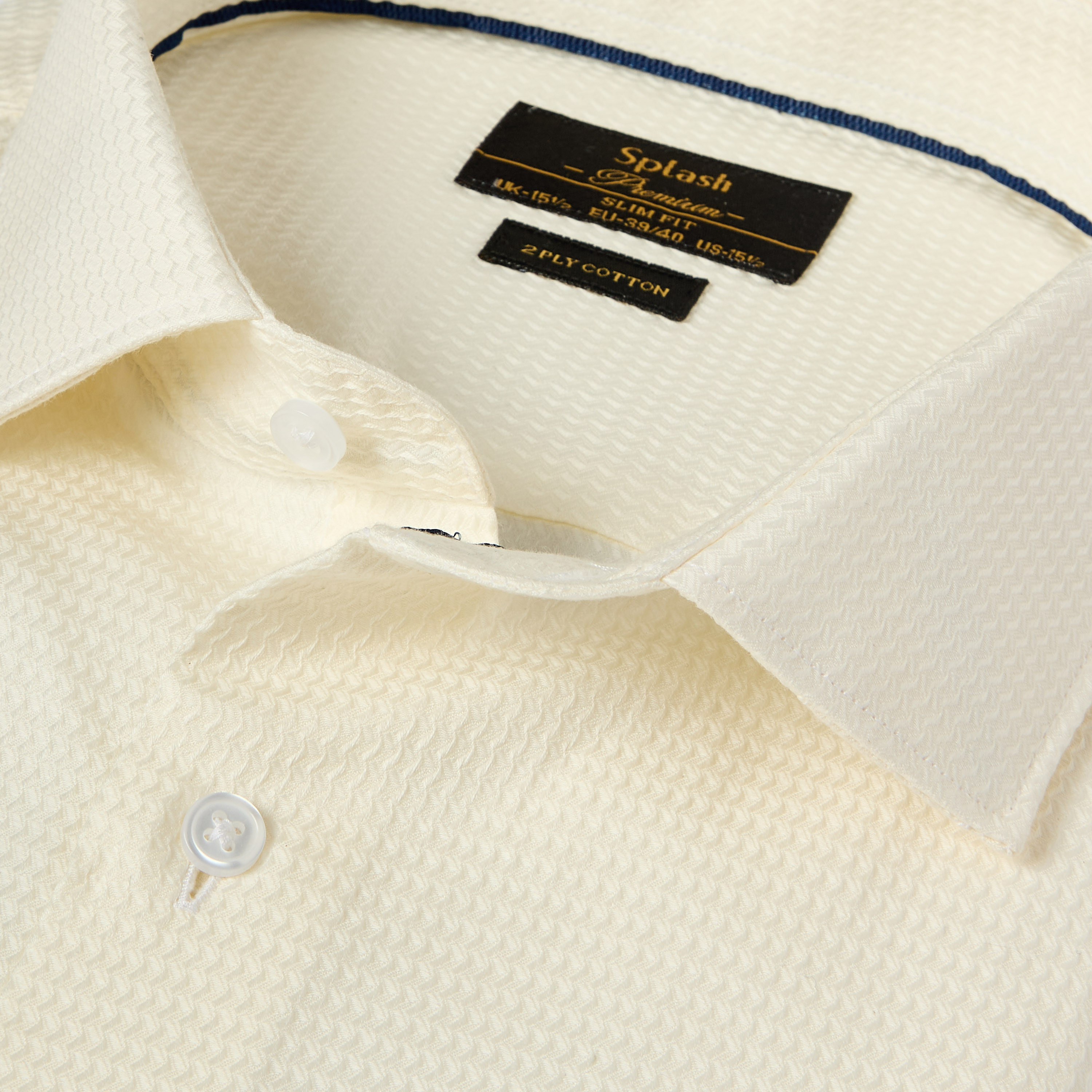 قميص بياقة عادية وأكمام طويلة وقصة سليم-men-clothing-shirts-image-2