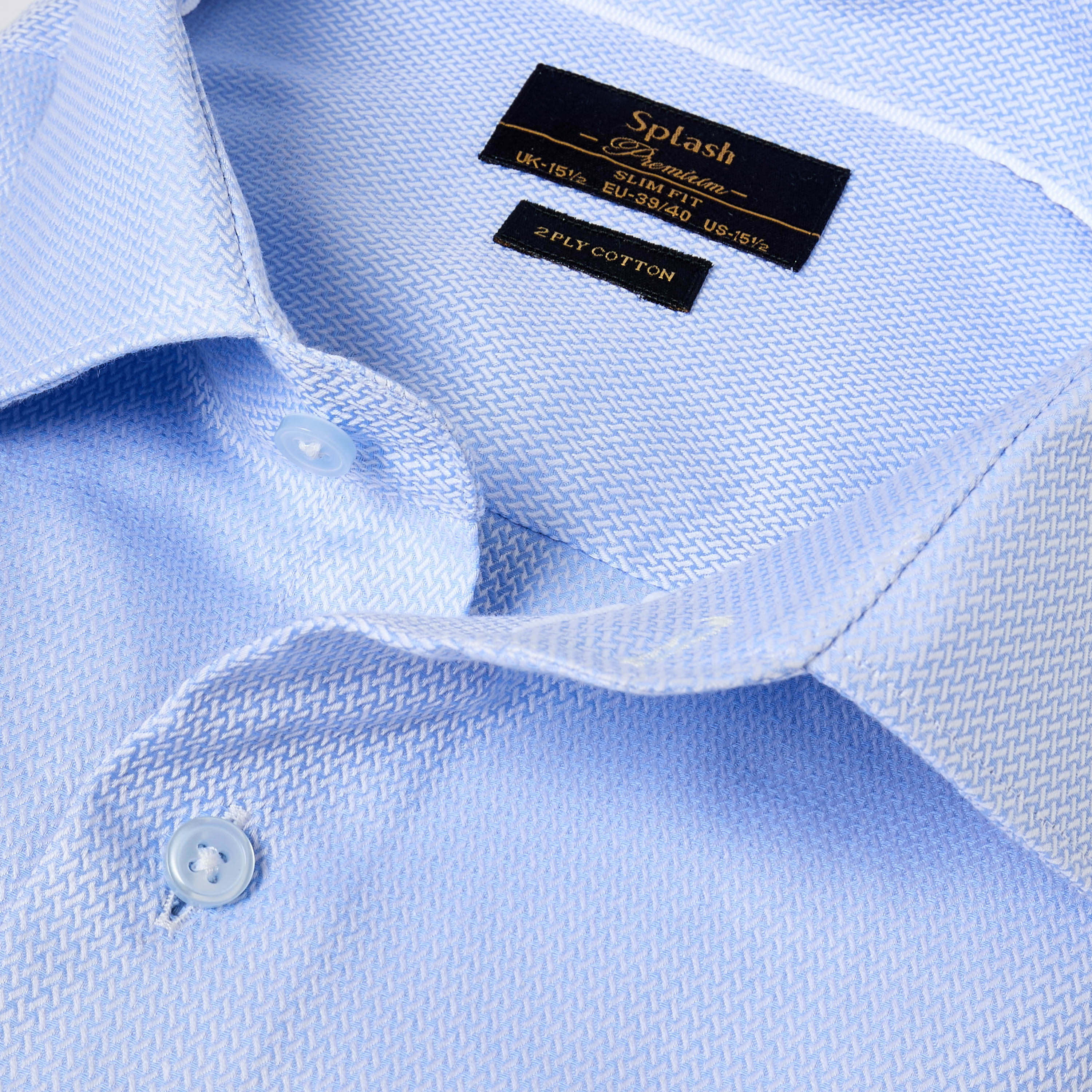 Slim Fit Collared Long Sleeves Shirt-men-clothing-shirts-image-2