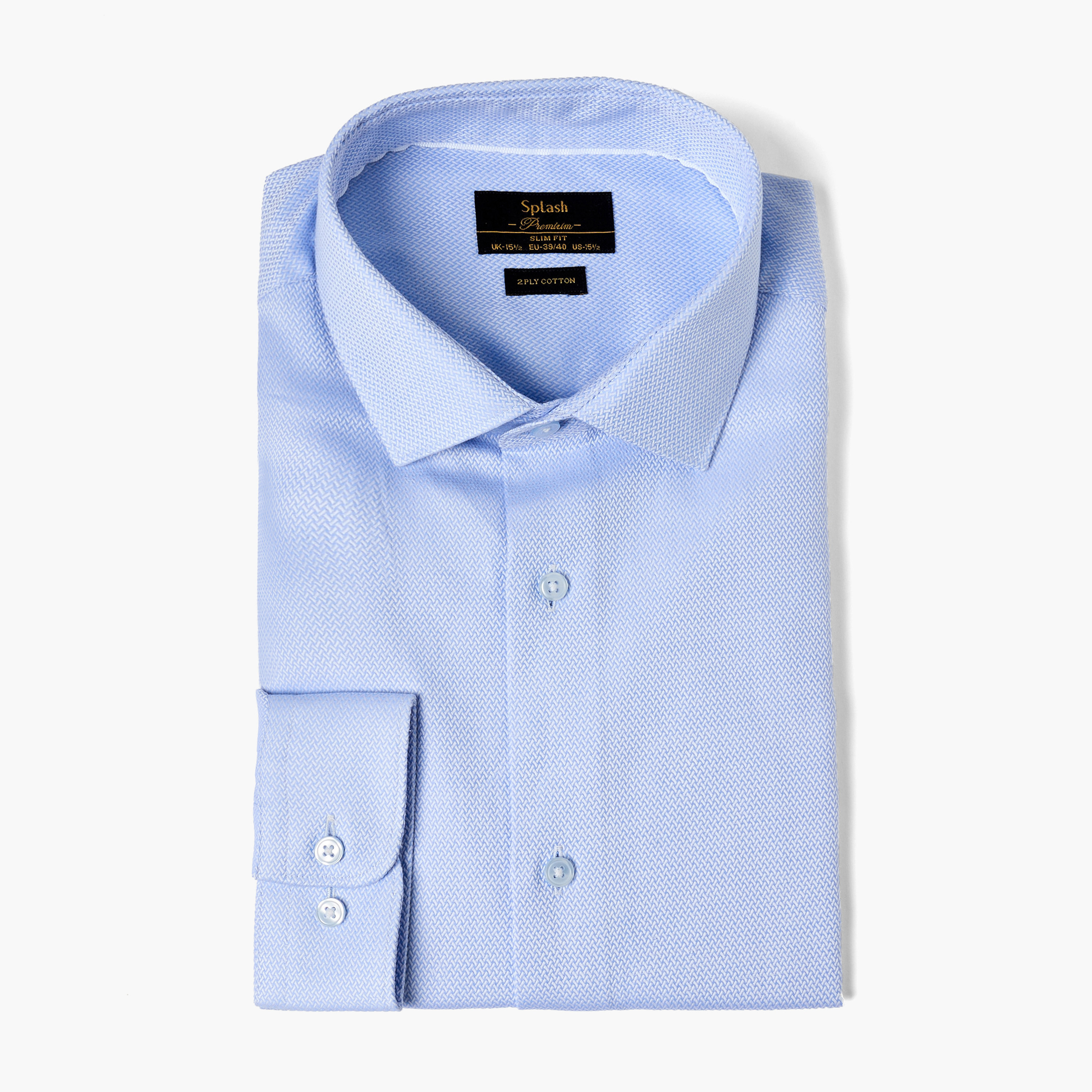 Slim Fit Collared Long Sleeves Shirt-men-clothing-shirts-image-5