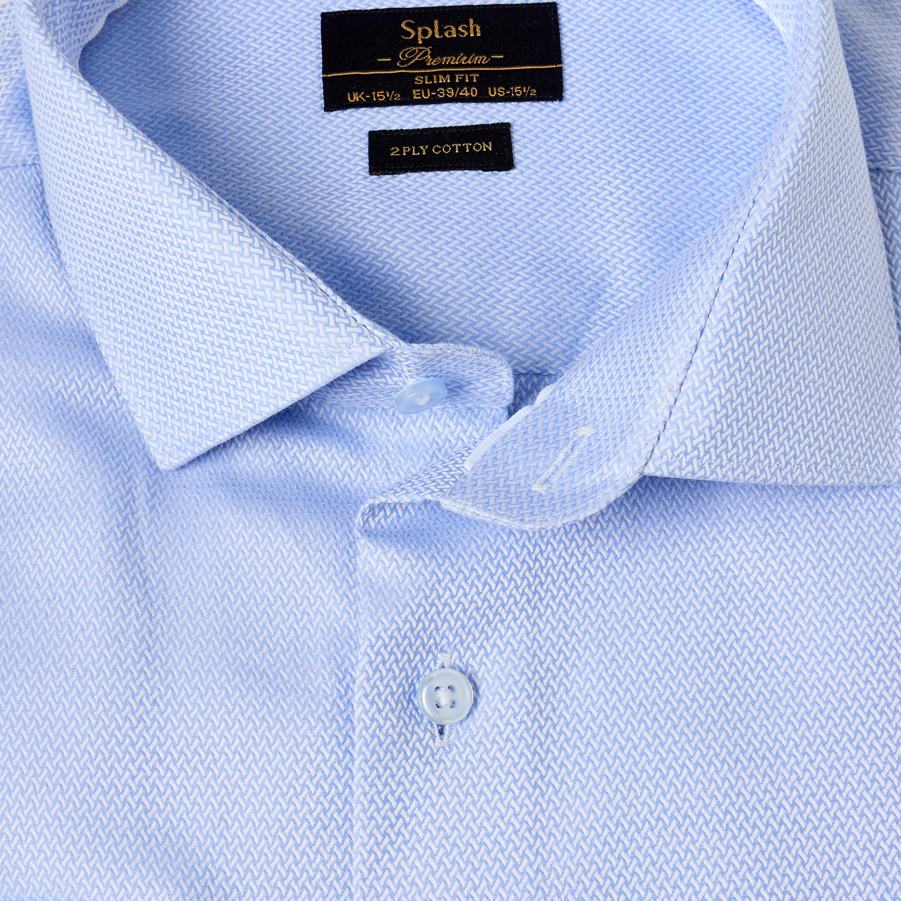 Slim Fit Collared Long Sleeves Shirt-men-clothing-shirts-image-6