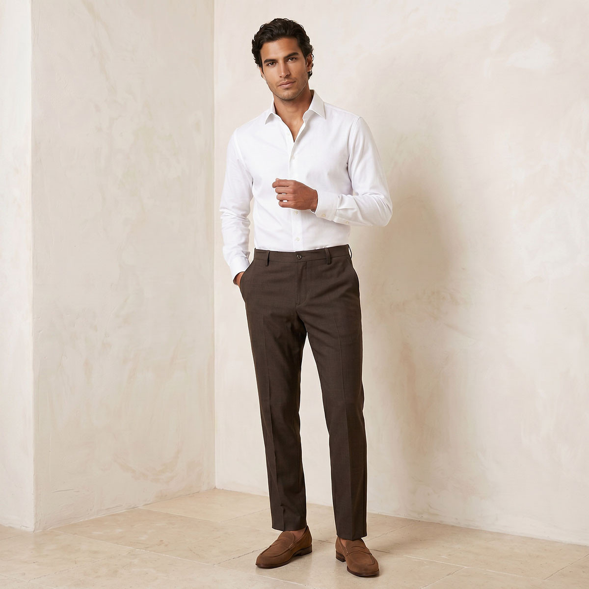بنطلون رسمي بقصة عادية-men-clothing-bottoms-trousersandchinos-trousers-image-3