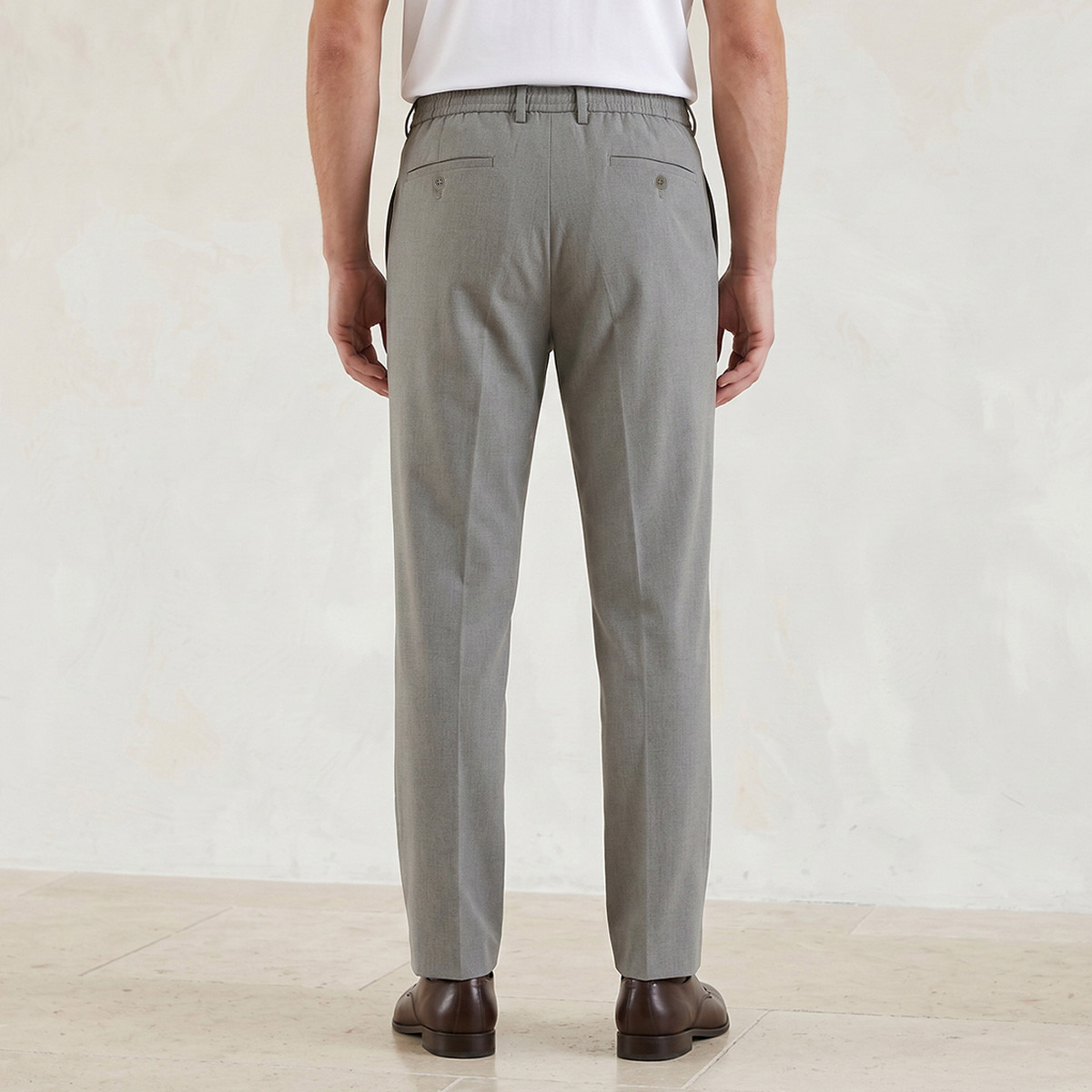 بنطلون رسمي بقصة عادية-men-clothing-bottoms-trousersandchinos-trousers-image-4