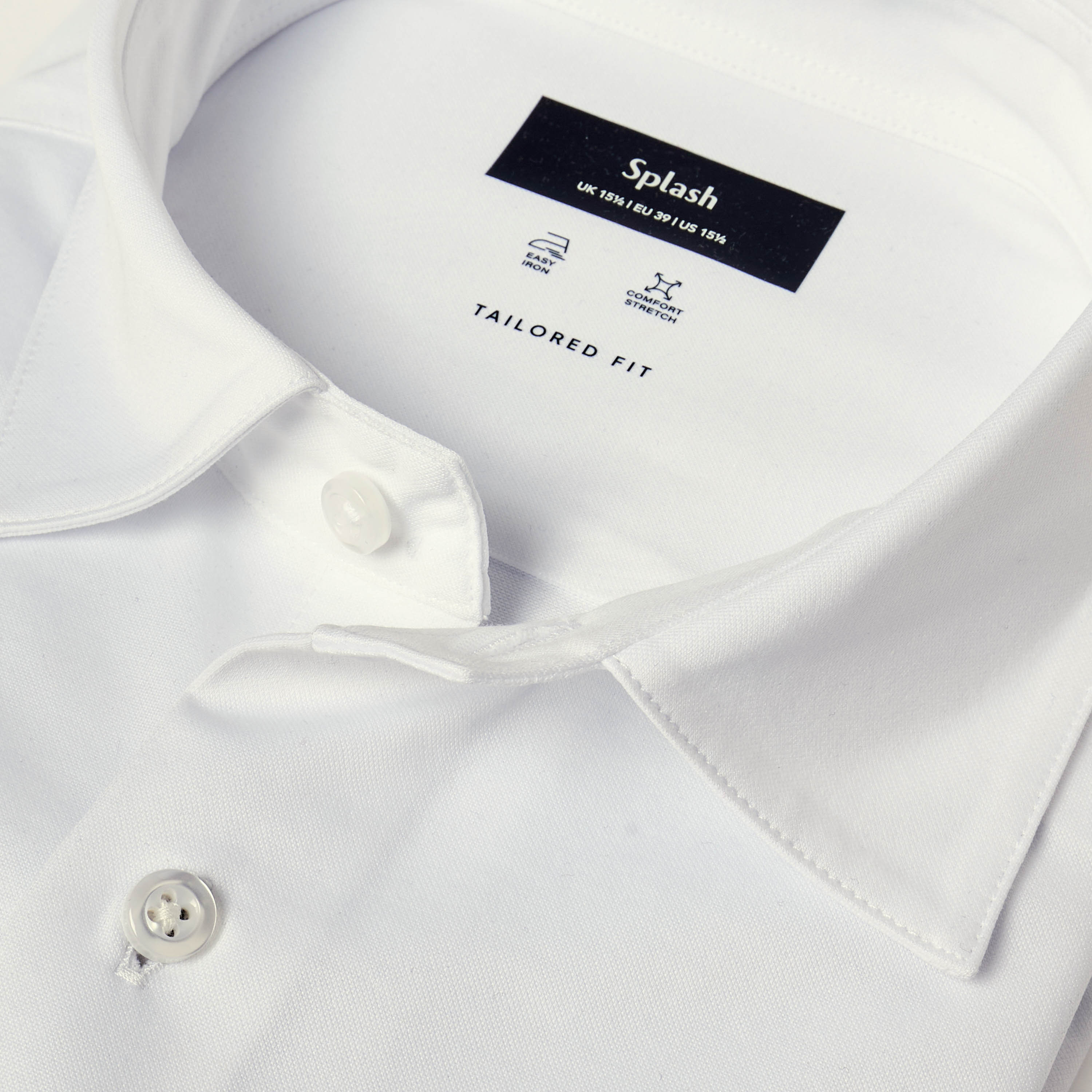 قميص بياقة كلاسيكية وقصة عادية وأكمام قصيرة-men-clothing-shirts-image-2
