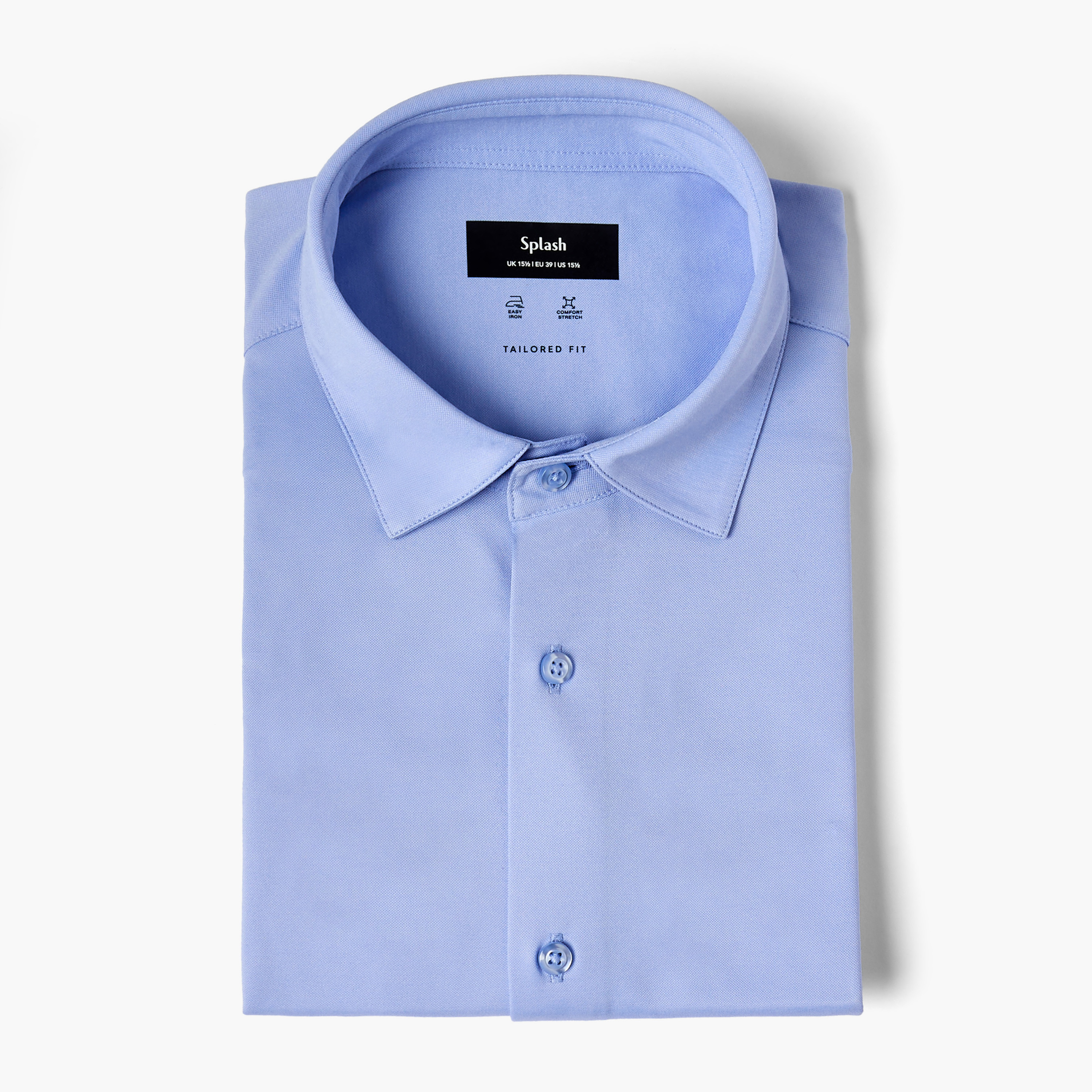 قميص بياقة كلاسيكية وقصة عادية وأكمام قصيرة-men-clothing-shirts-image-5