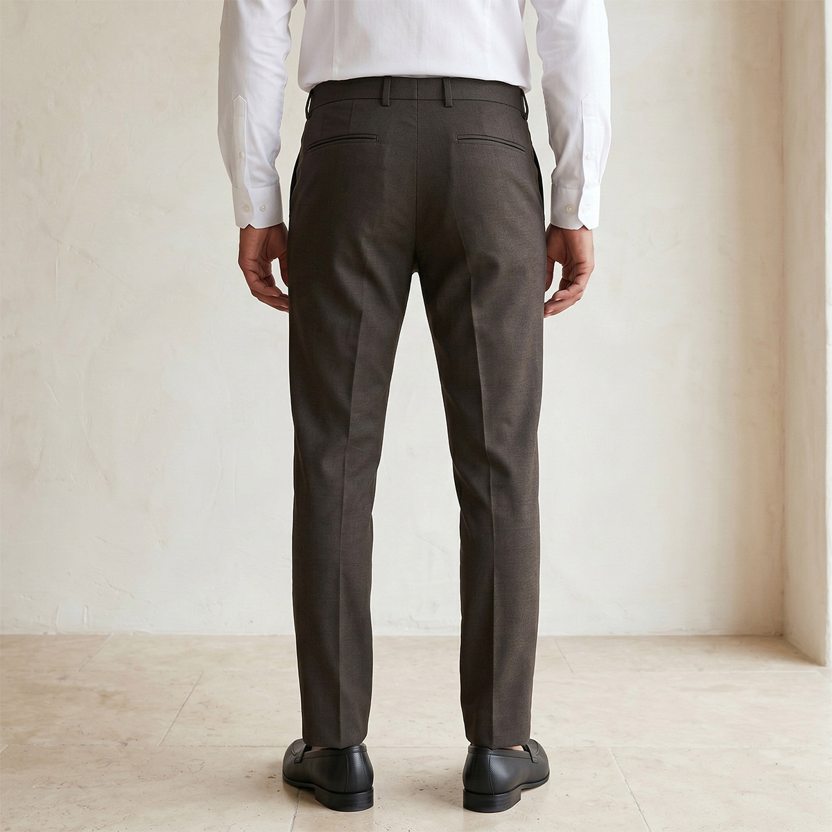 Slim Fit Dobby Formal Trousers-men-clothing-bottoms-trousersandchinos-trousers-image-4