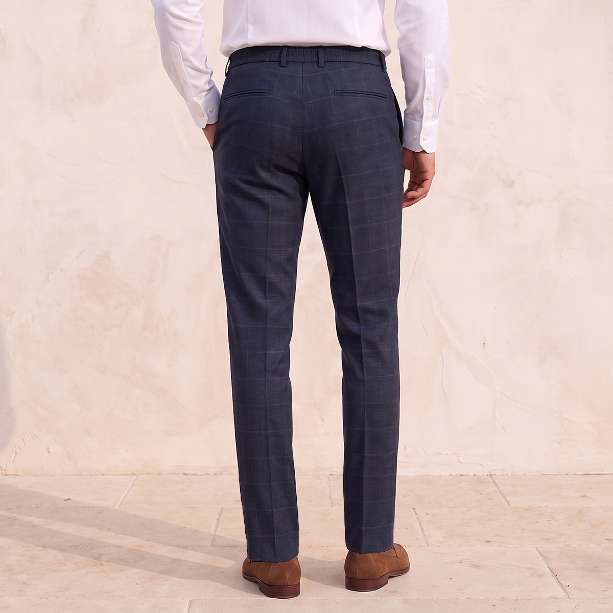 Checked Slim Fit Formal Trousers-men-clothing-bottoms-trousersandchinos-trousers-image-3