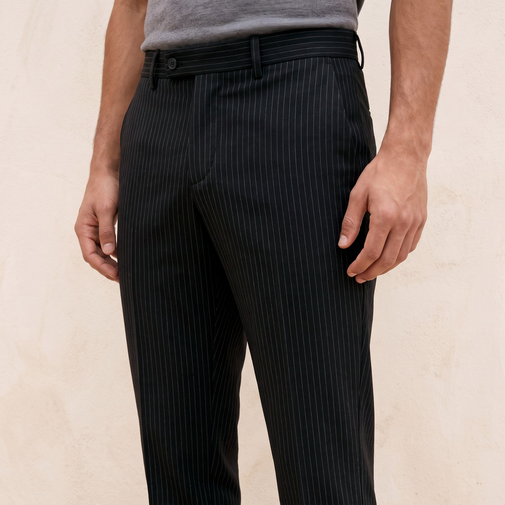 Regular Fit Striped Formal Trousers-men-clothing-coordsets-image-4