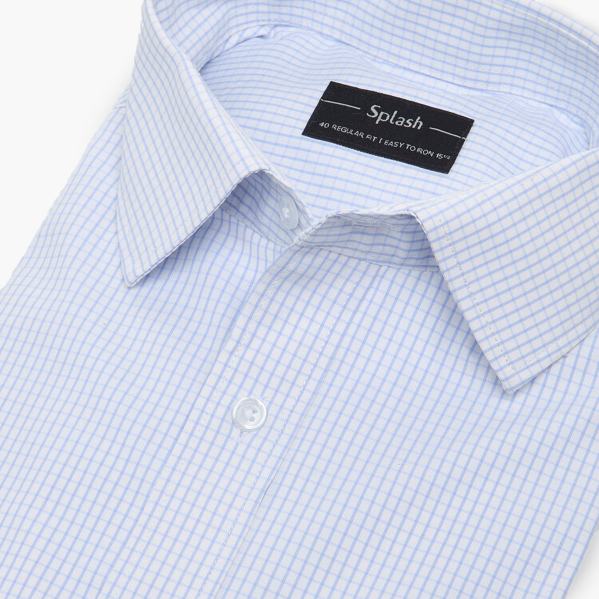 قميص كاروهات بقصّة عادية وأكمام طويلة-men-clothing-shirts-image-2