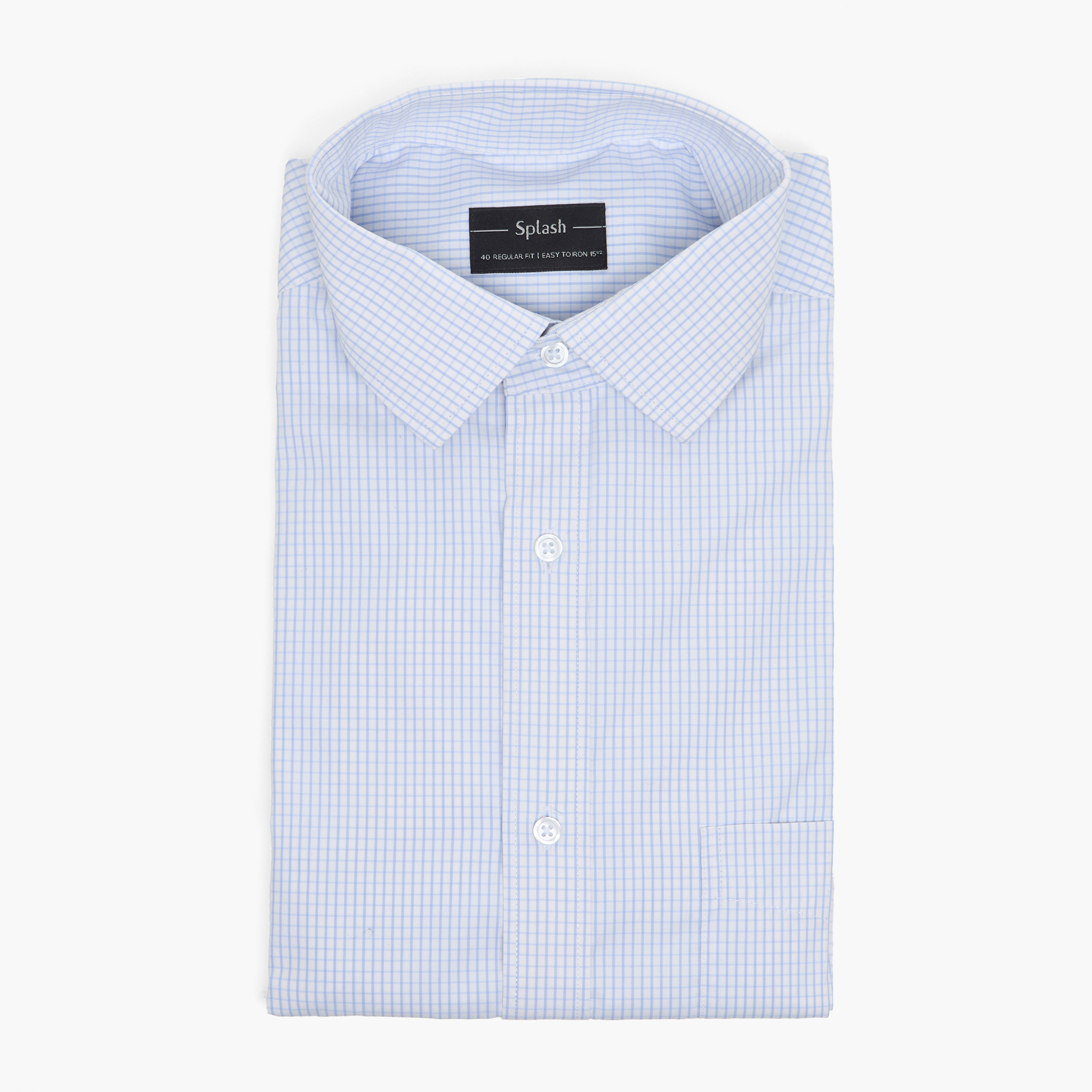 قميص كاروهات بقصّة عادية وأكمام طويلة-men-clothing-shirts-image-5