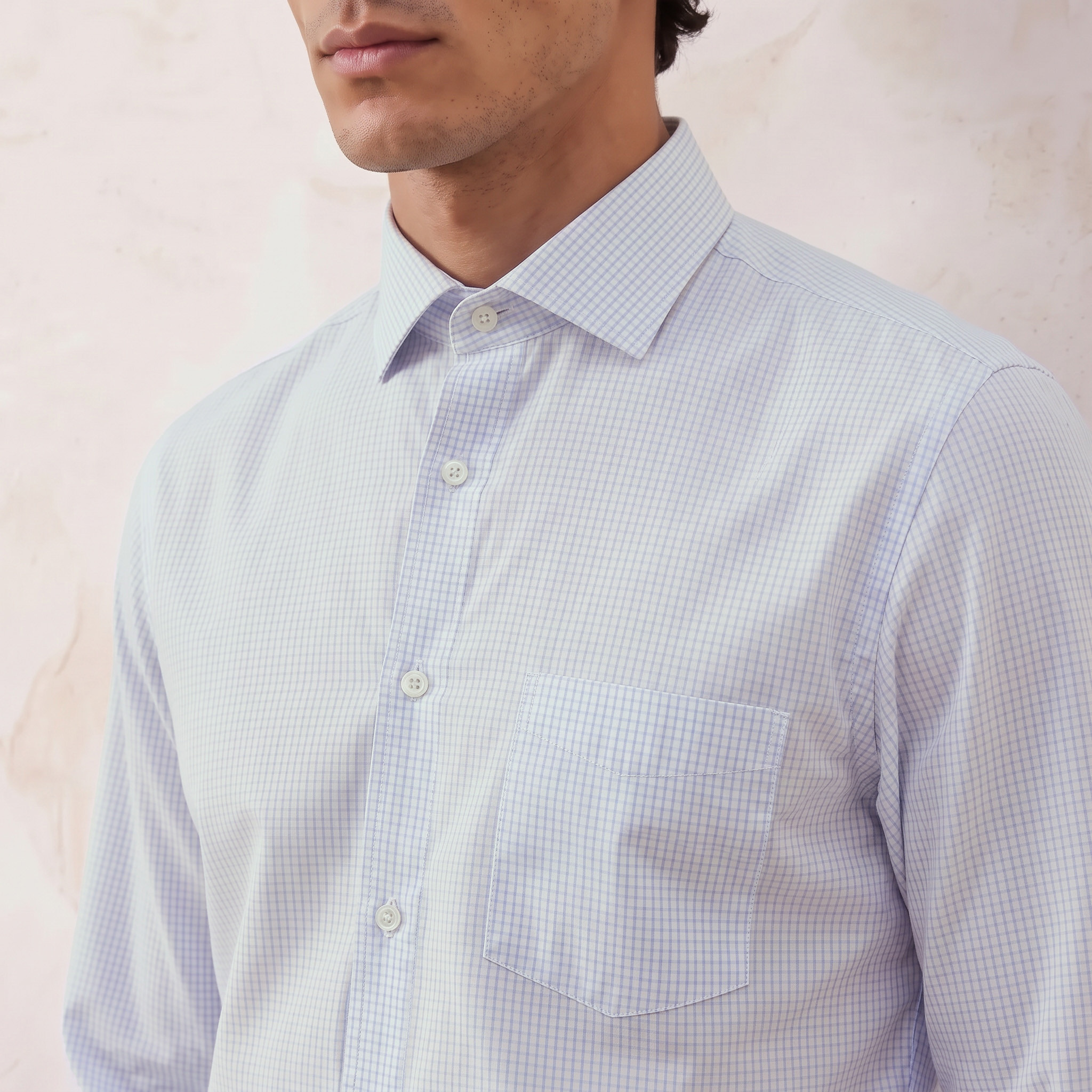 قميص كاروهات بقصّة عادية وأكمام طويلة-men-clothing-shirts-image-6