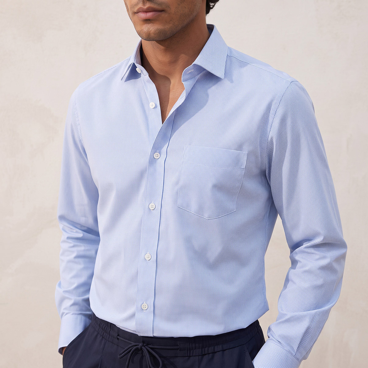 قميص كاروهات بقصّة عادية وأكمام طويلة-men-clothing-shirts-image-4