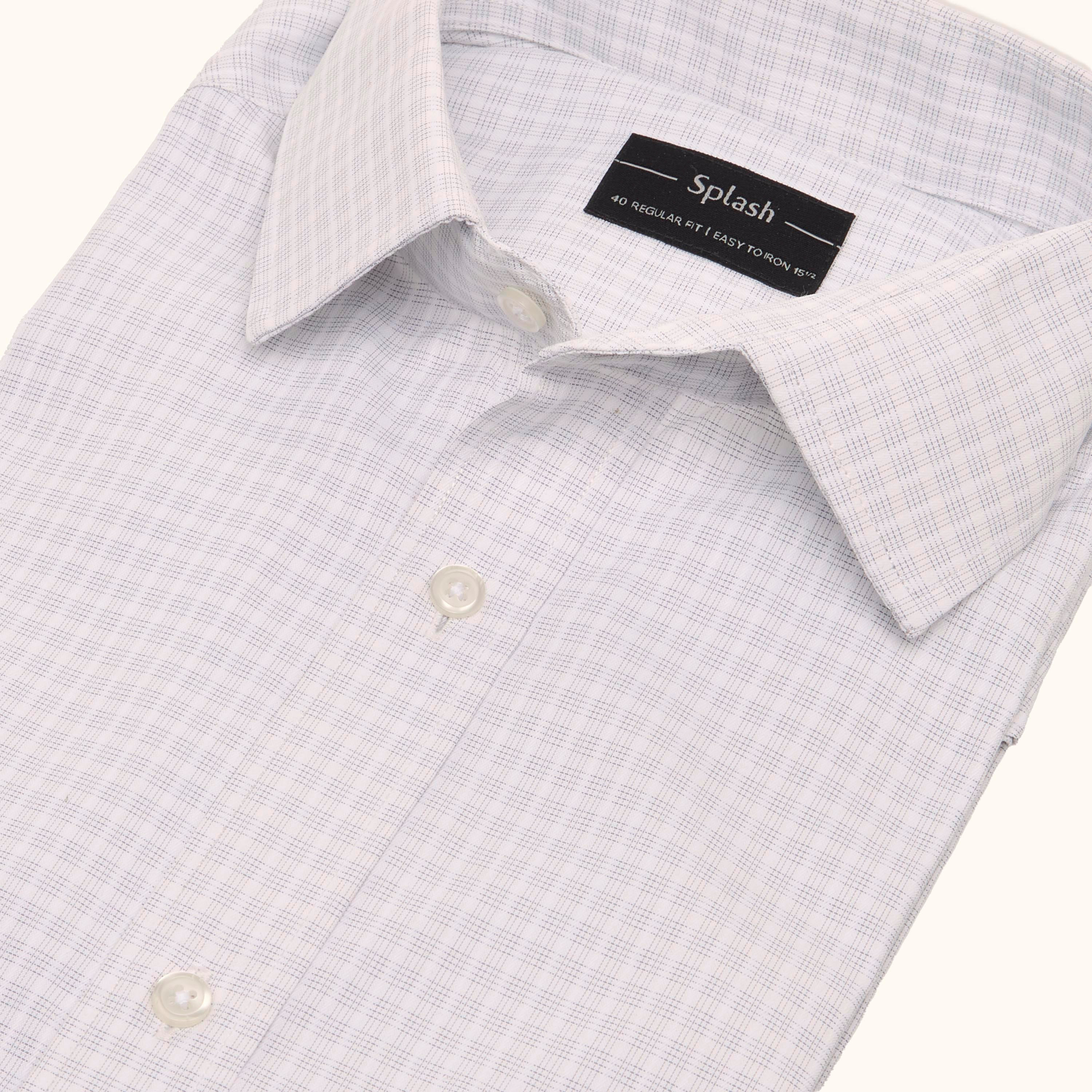 قميص كاروهات سهل الكي بقصة عادية-men-clothing-shirts-image-7