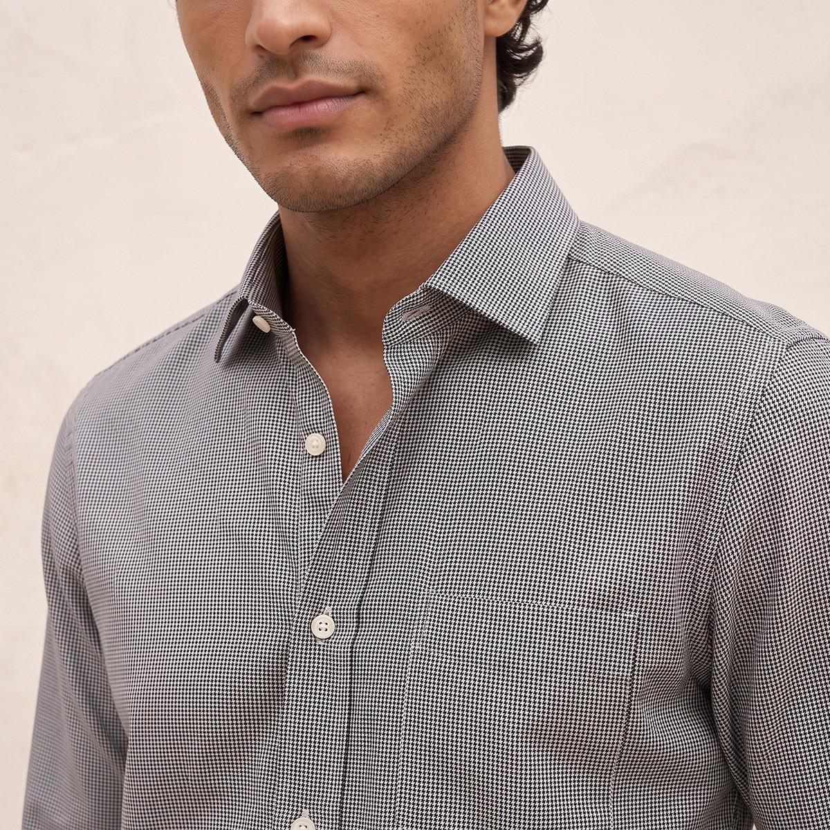 Regular Fit Textured Long Sleeves Shirt-men-clothing-shirts-image-4