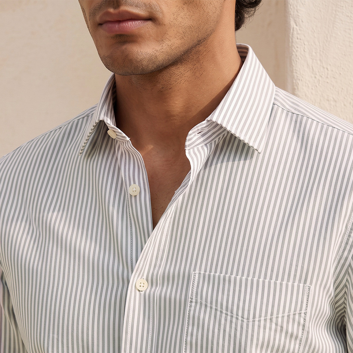Regular Fit Striped Easy Iron Shirt-men-clothing-shirts-image-4