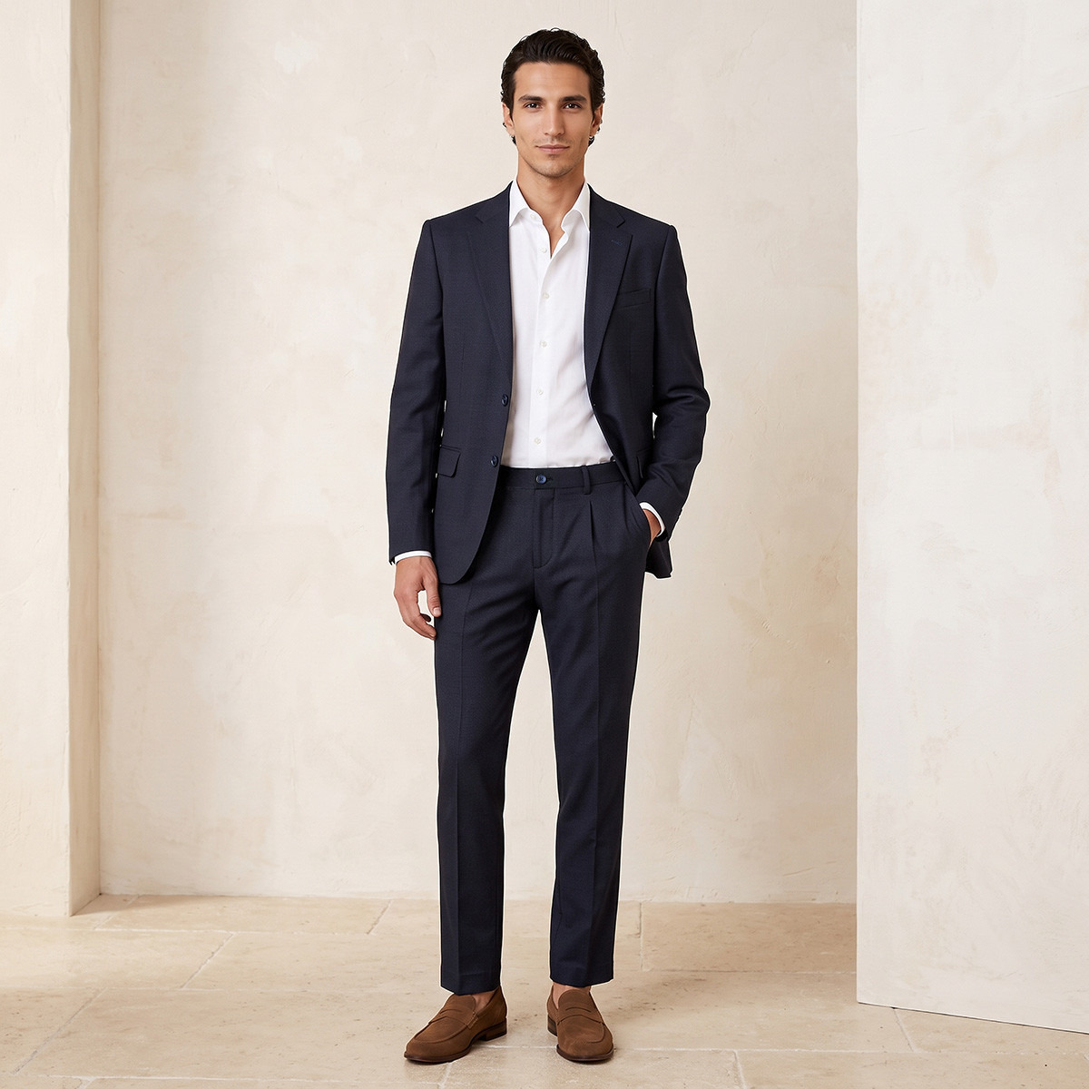 بنطلون رسمي بقصة ضيقة-men-clothing-coordsets-image-2