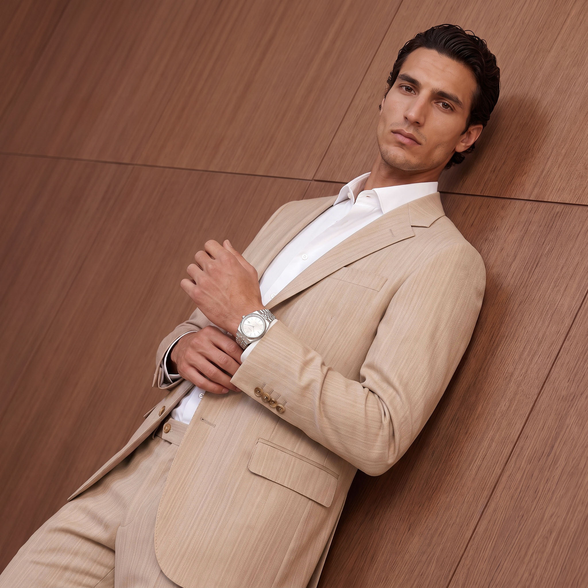 بليزر بقصة عادية بملمس بارز-men-clothing-jacketsandblazers-blazers-image-1