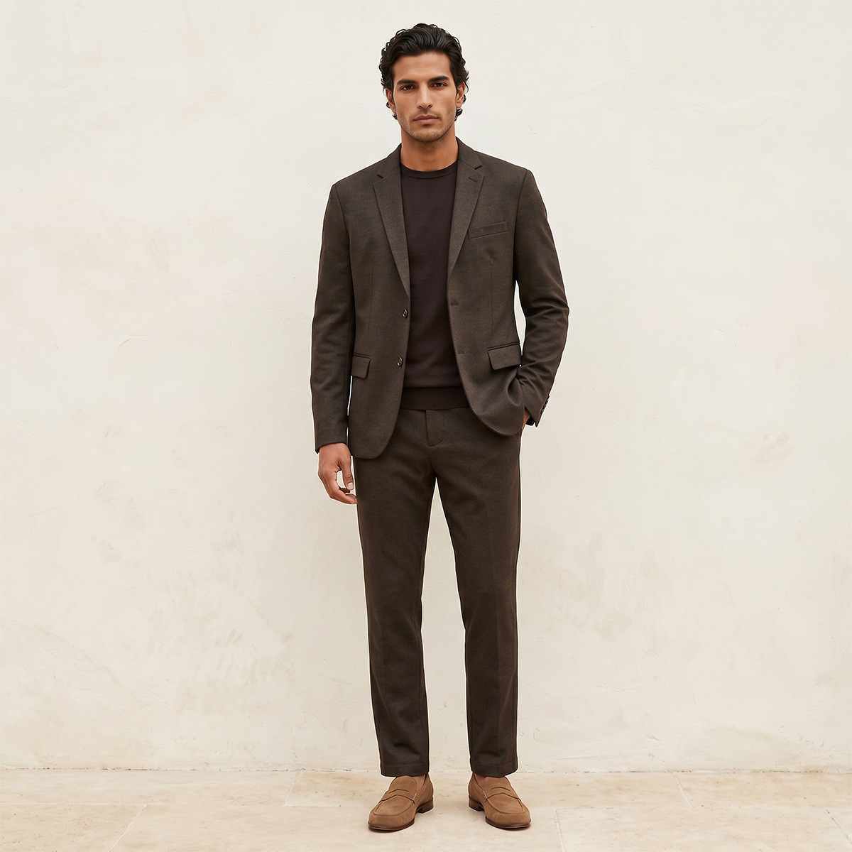 Regular Fit Textured Dobby Blazer-men-clothing-jacketsandblazers-blazers-image-3