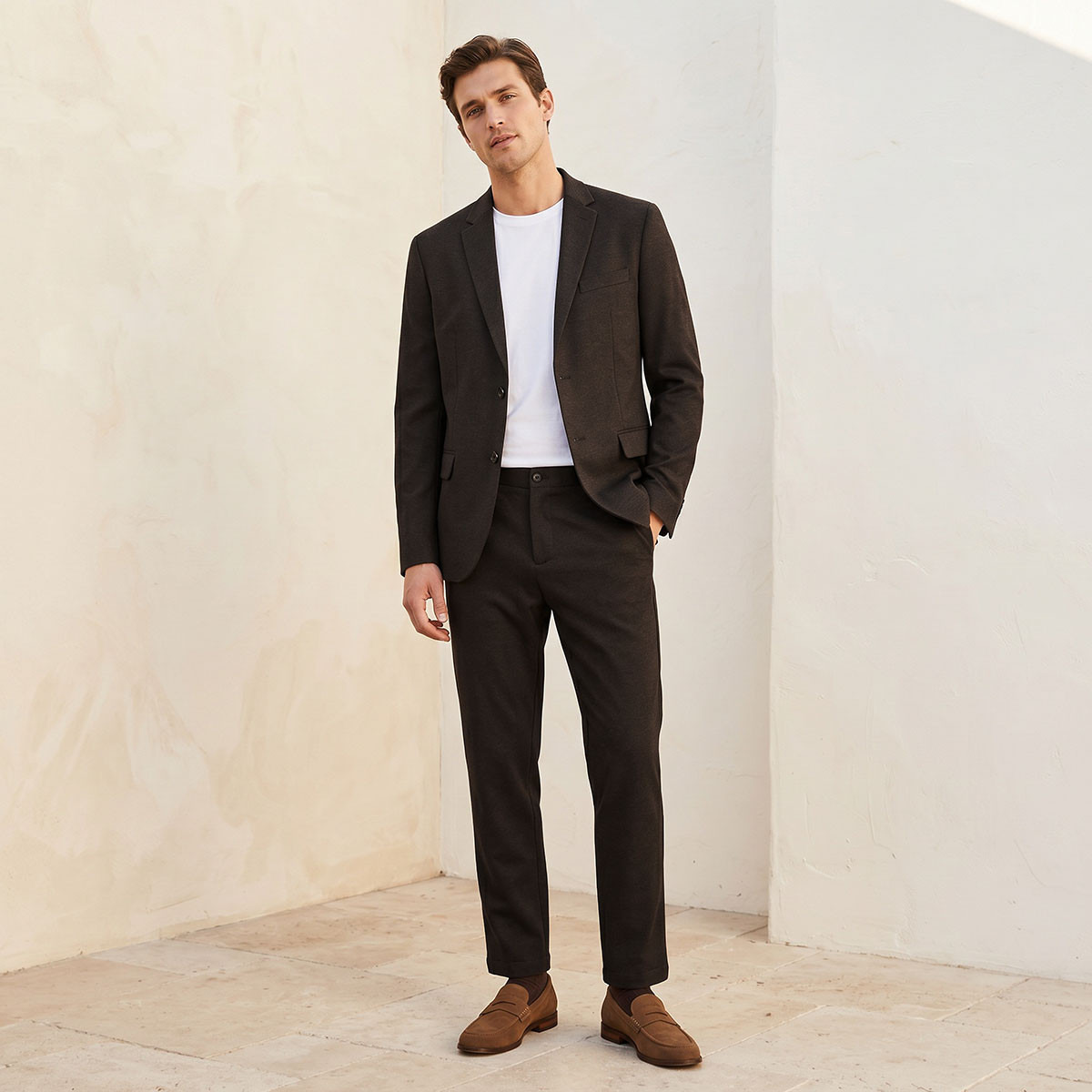 Regular Fit Dobby Formal Trousers-men-clothing-coordsets-image-3