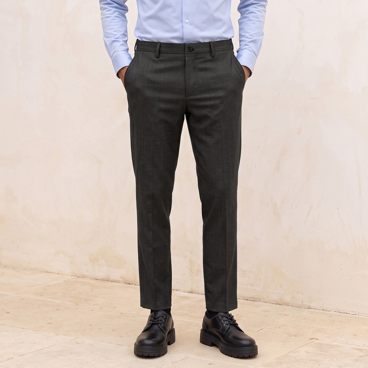 Regular Fit Formal Trousers-men-clothing-bottoms-trousersandchinos-trousers-image-2