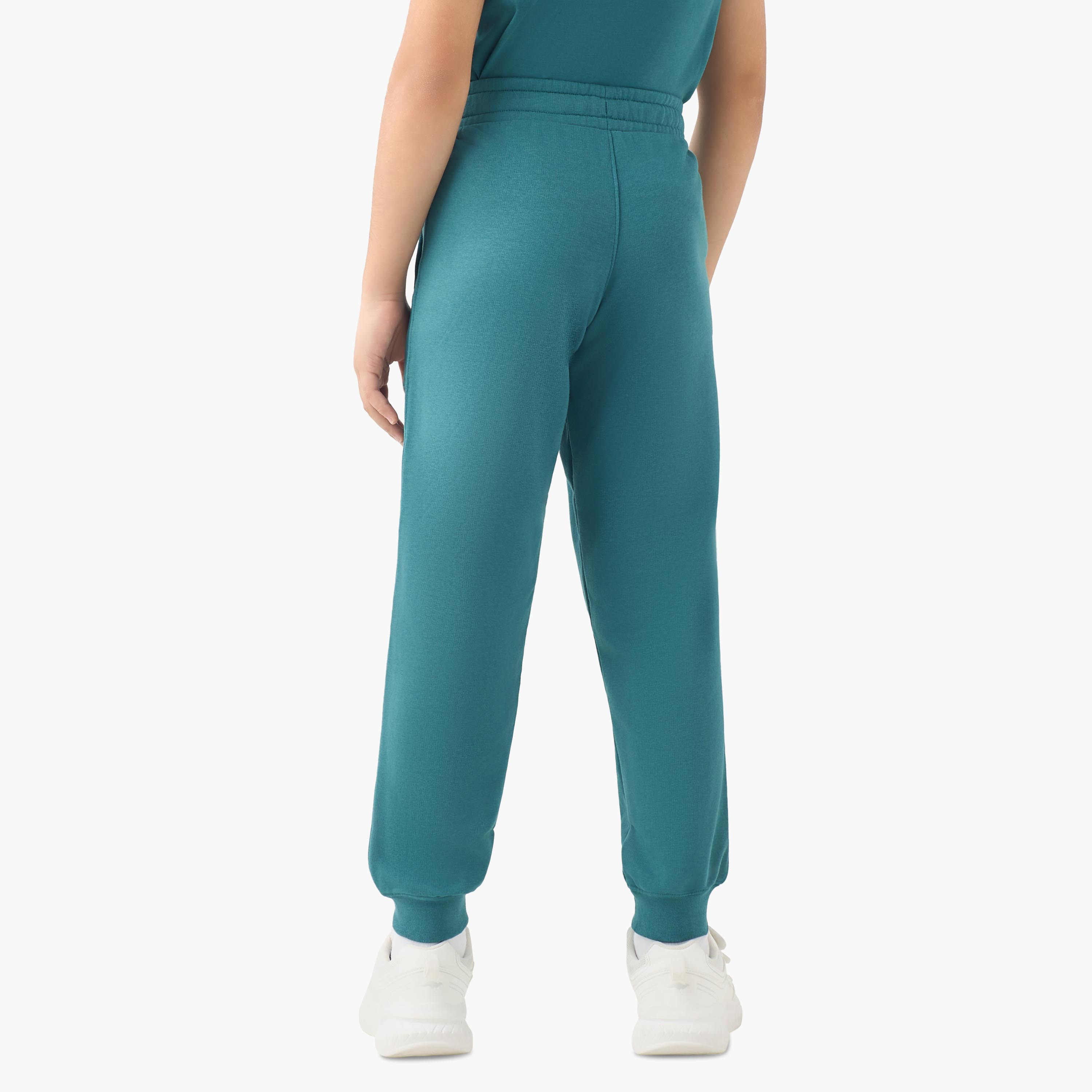 PUMA Elasticated Waist Joggers with Logo Print-boys-clothing-bottoms-joggersandtrackpants-image-3