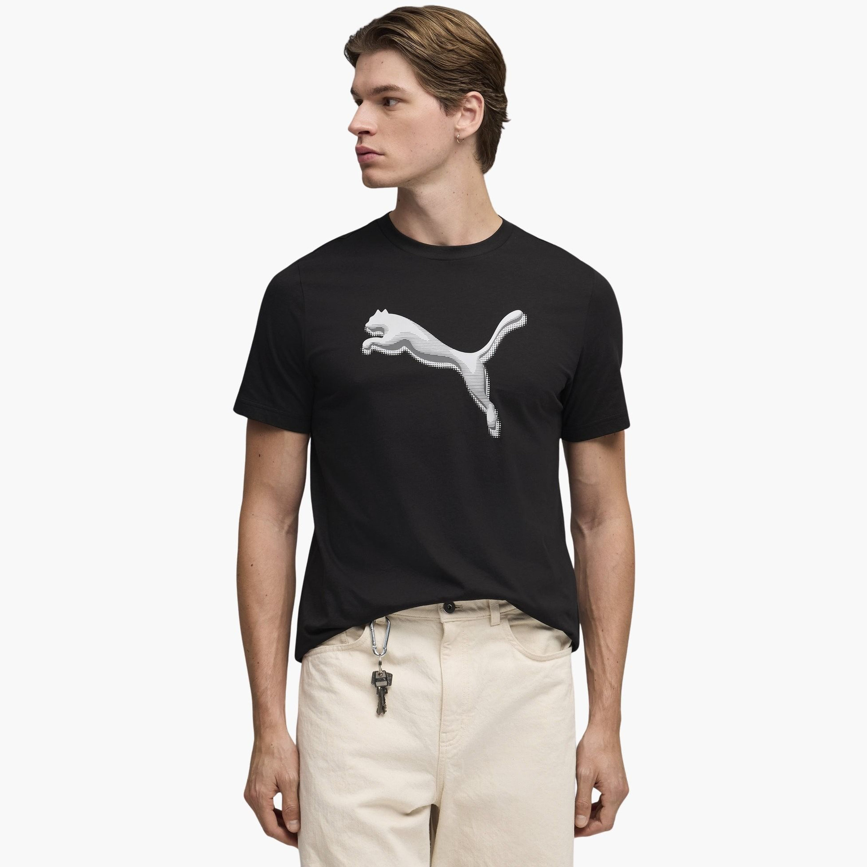 Puma Men GRAPHIC Cat Logo Short Sleeves Tee-men-clothing-sportswearandactivewear-tshirtsandpolos-image-1