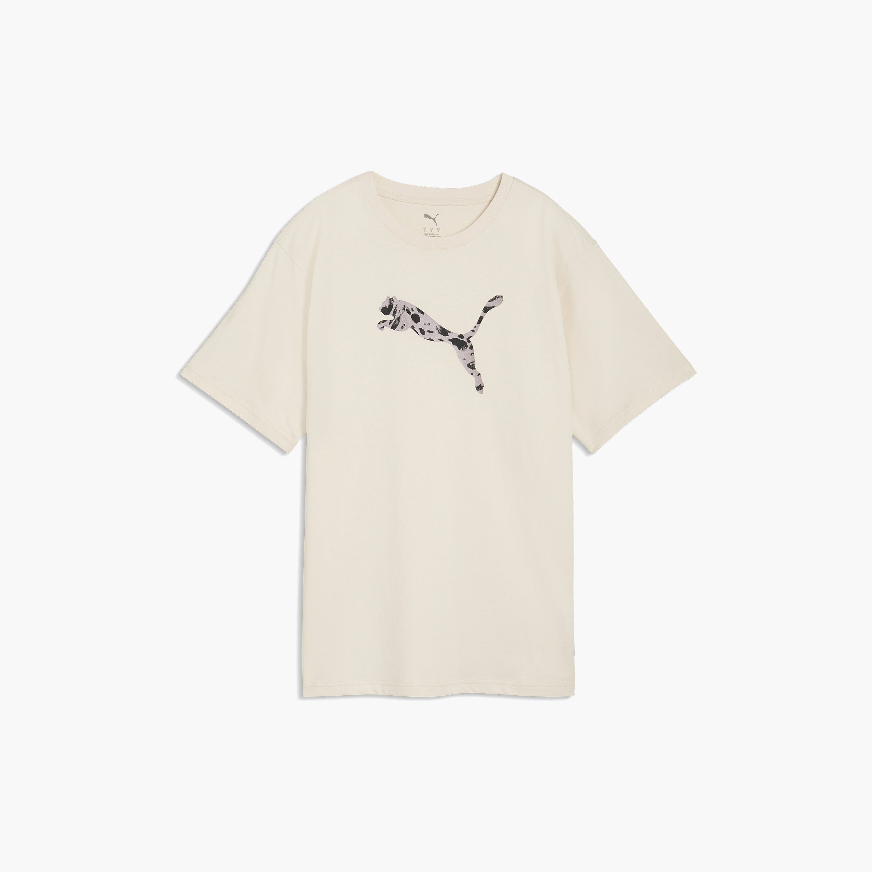 بوما - تيشيرت نسائي يومي بأكمام قصيرة برسومات حيوانات-women-clothing-tshirts-image-10
