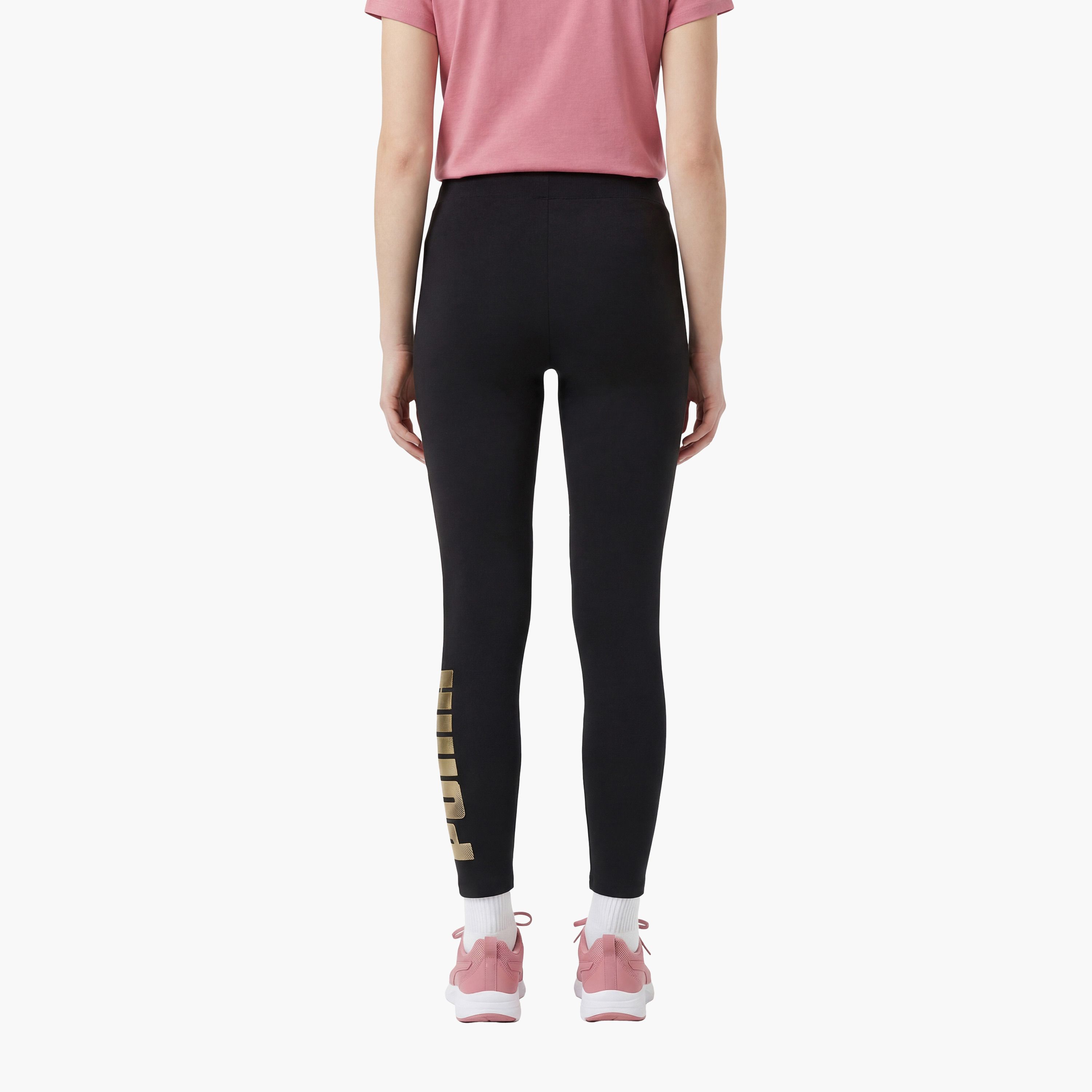 بوما - فيزون/ليقنز للنساء وشعار معدني-women-clothing-bottoms-leggings-image-4
