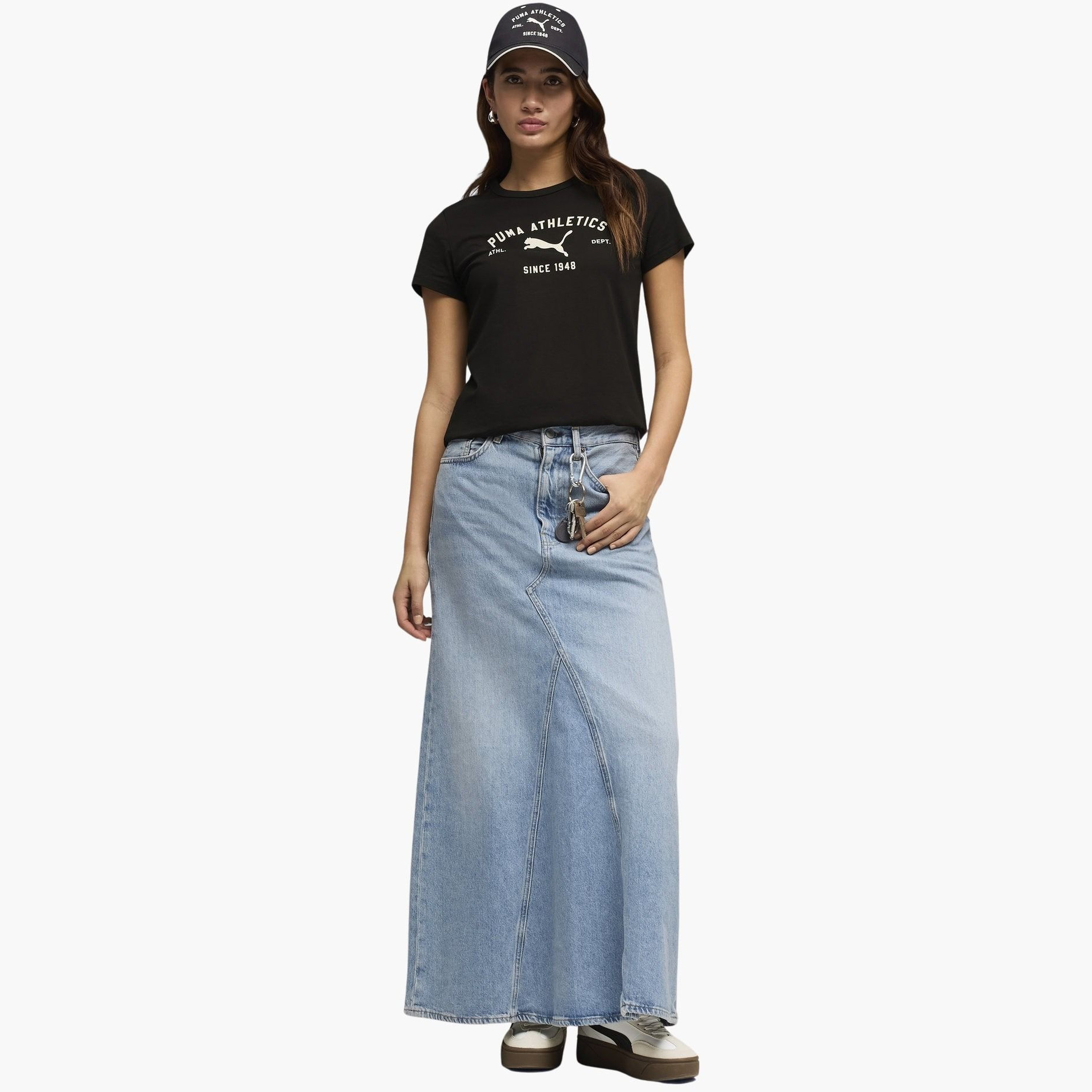 بوما - تيشيرت كلاس نسائي بأكمام قصيرة مطبوع عليه رسومات-women-clothing-tshirts-image-4