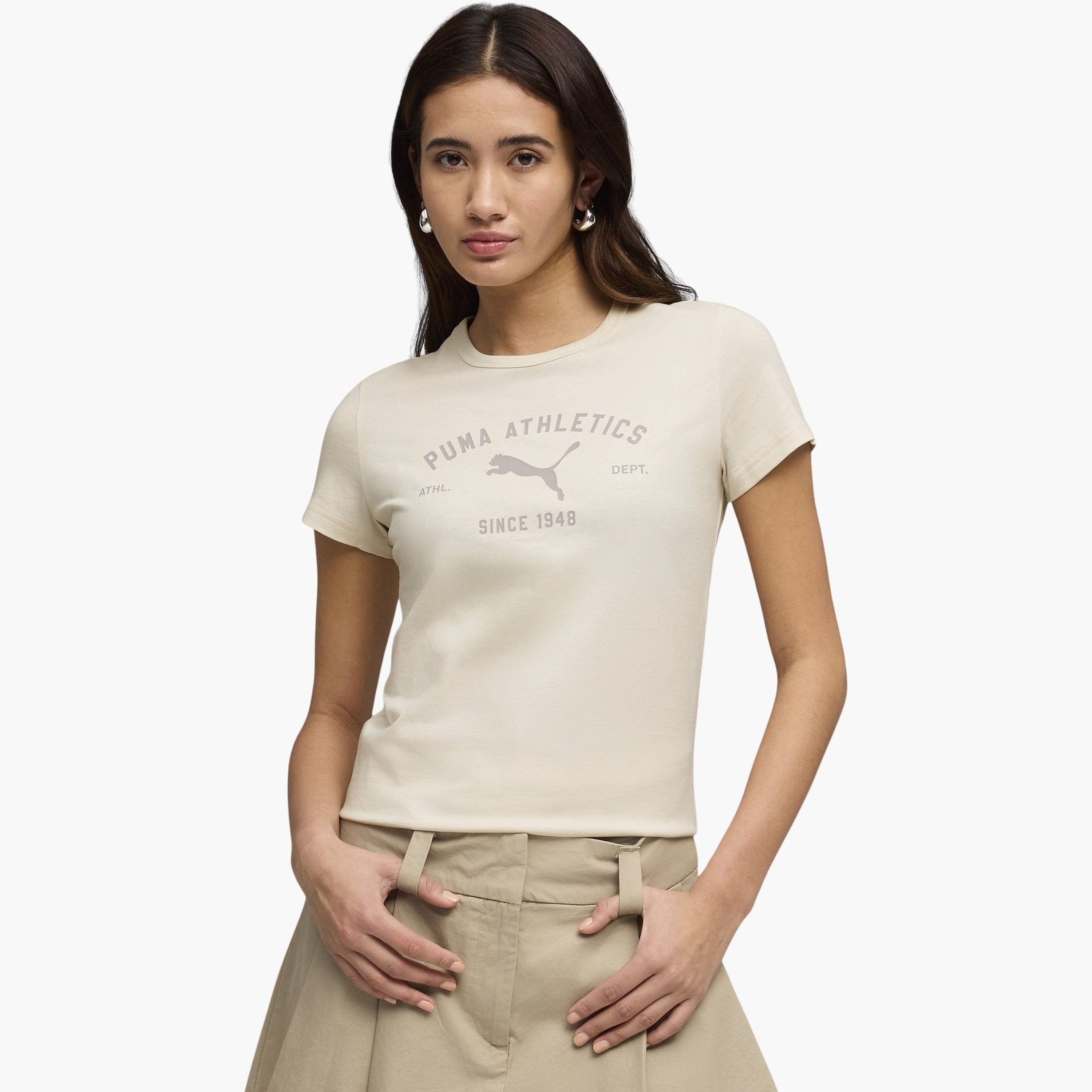Puma Women CLASS Graphic Short Sleeves Tee-women-clothing-tshirts-image-1