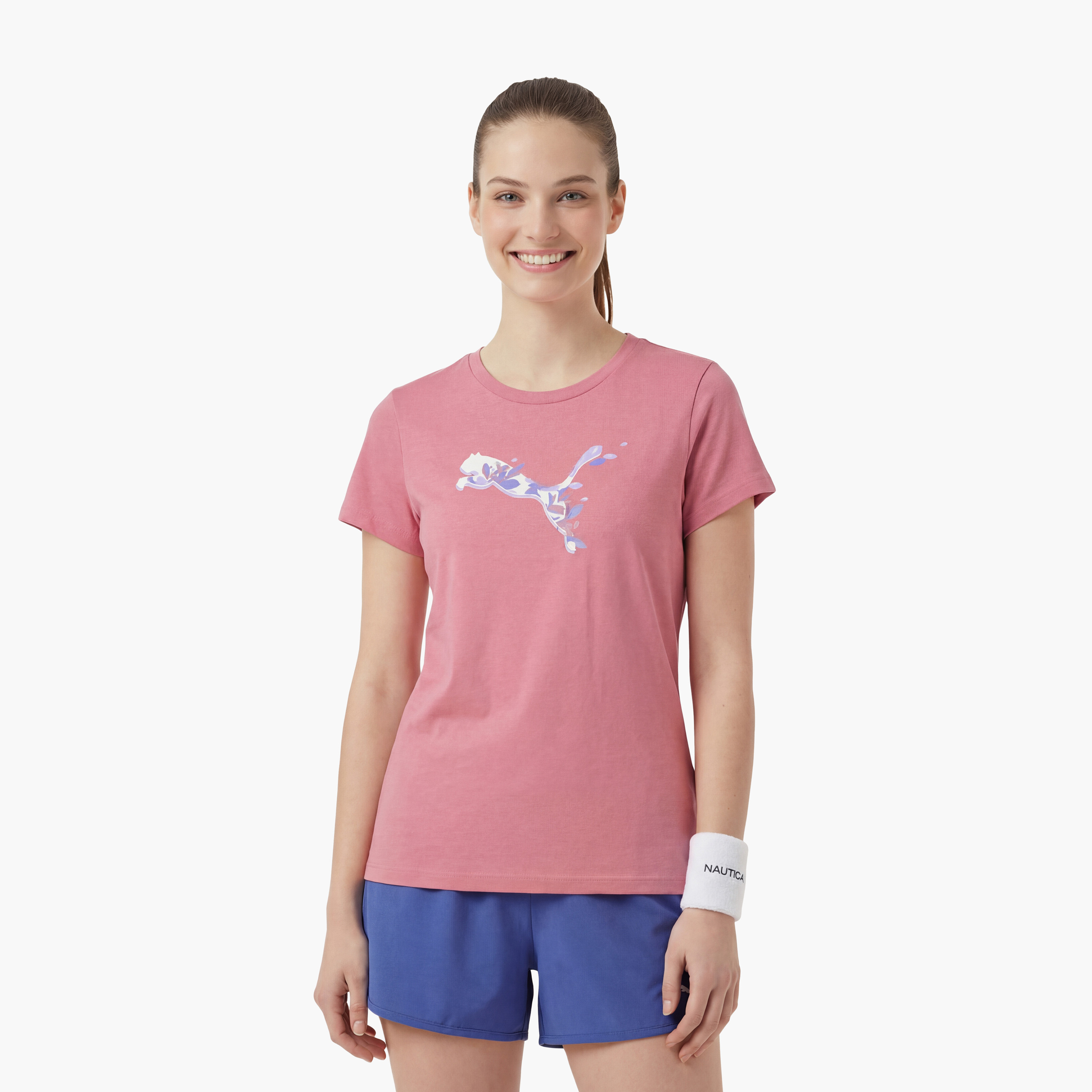 Puma Women GRAPHICS Floral Cat Short Sleeves Tee-women-clothing-tshirts-image-10