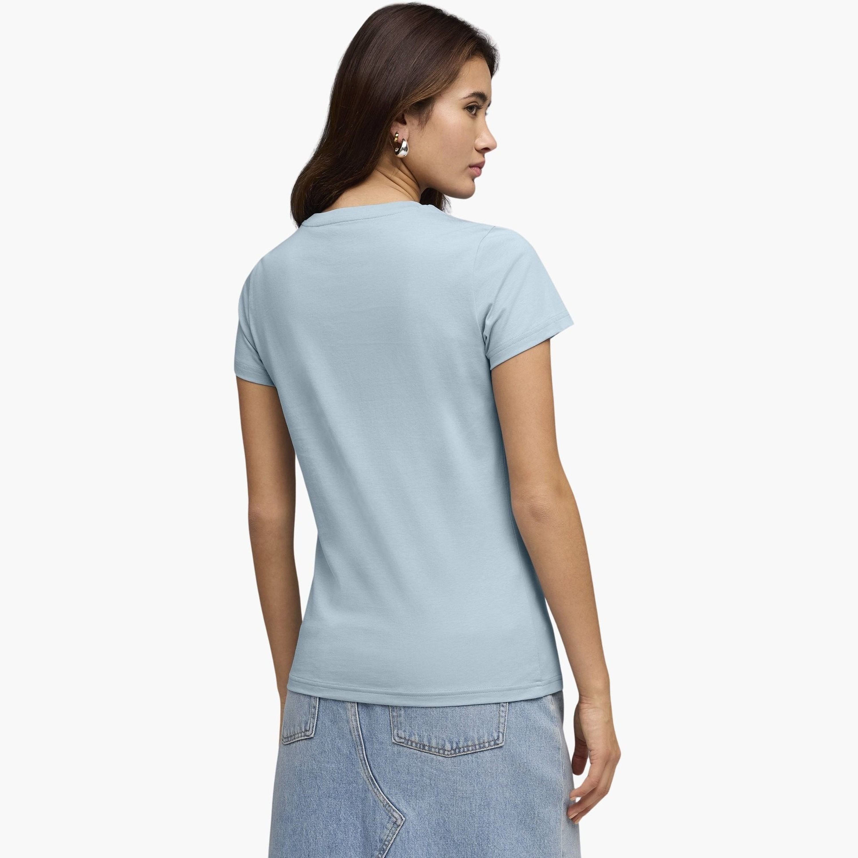 بوما - تيشيرت نسائي بأكمام قصيرة رسومات قطط مزهرة غرافيكية-women-clothing-tshirts-image-18