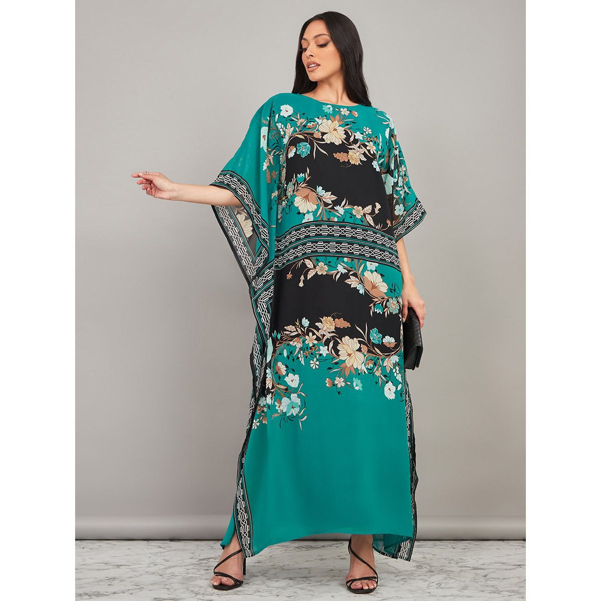 فستان طويل مطبع بزهور من ستايلي-women-clothing-dresses-image-5