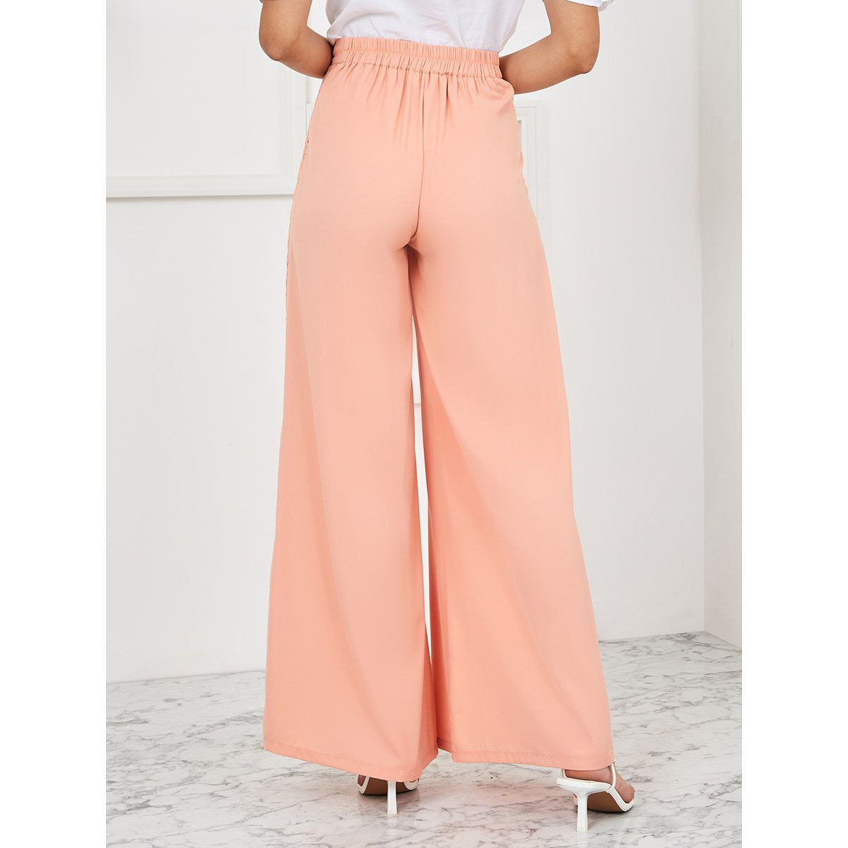 Styli Side Lace Detail Wide Leg Trouser-women-clothing-bottoms-trousers-image-4