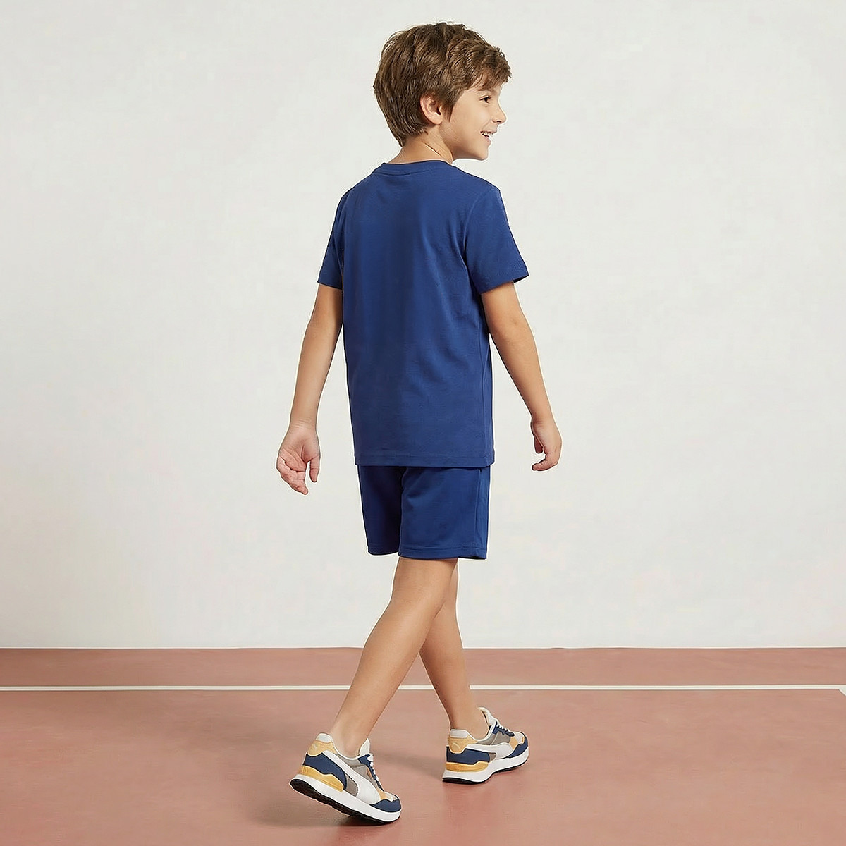 PUMA Crew Neck Short Sleeves T-shirt with Logo Print-boys-clothing-sportswear-tops-image-3