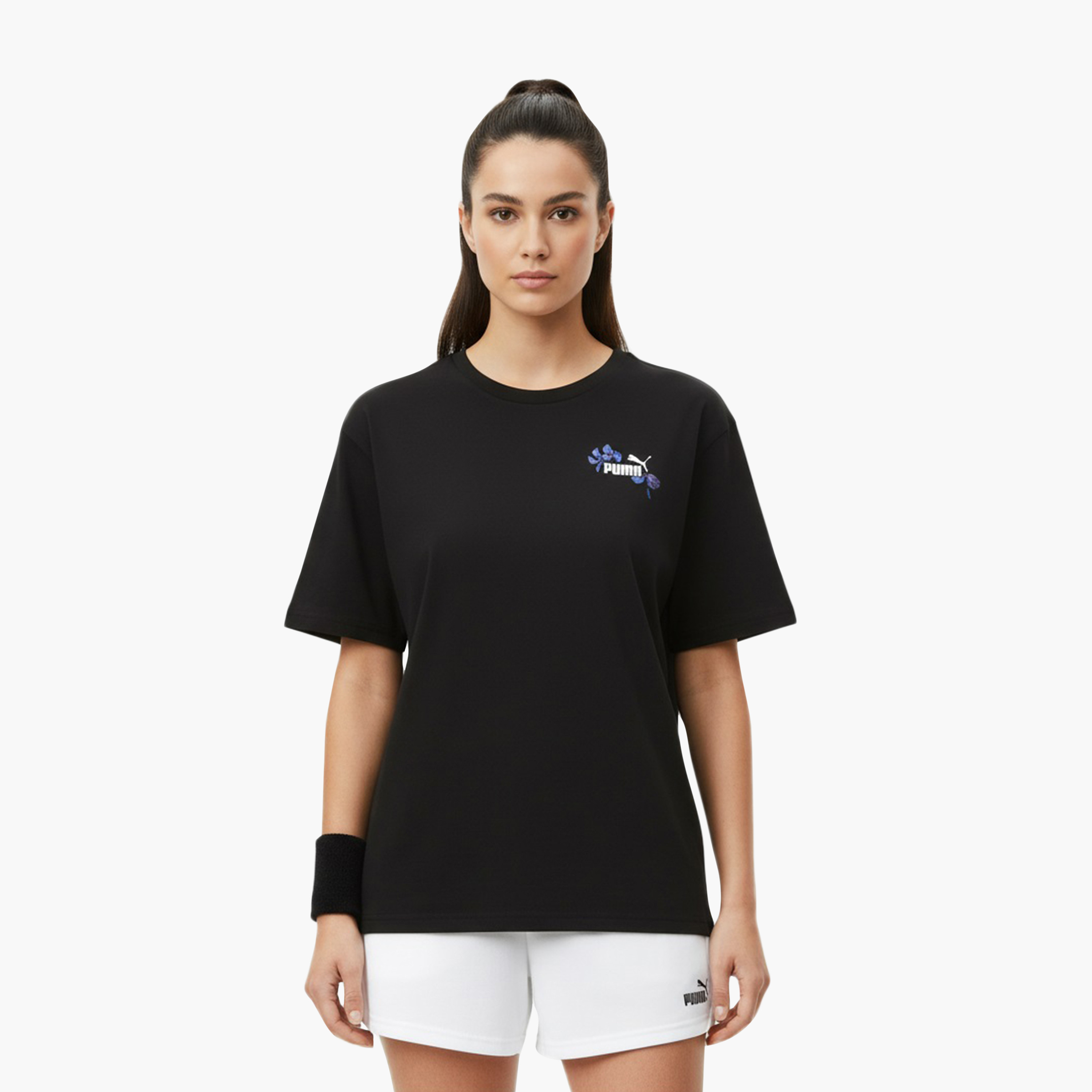 بوما - تيشيرت نيتشر 2.0 نسائي يومي بأكمام قصيرة مطبوع عليه رسومات-women-clothing-tshirts-image-1