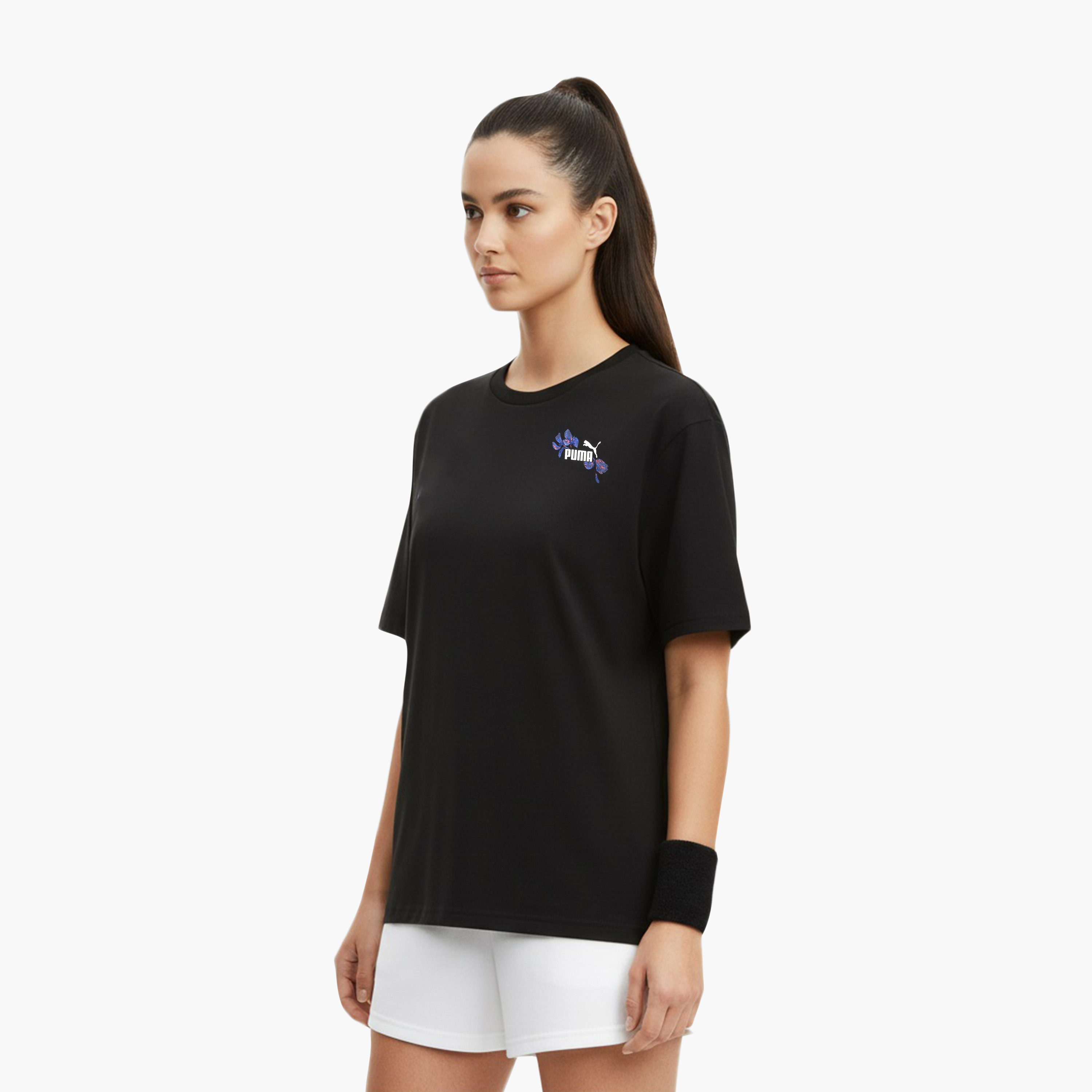Puma Women ESS NATURE 2.0 Graphic Short Sleeves Tee-women-clothing-tshirts-image-3