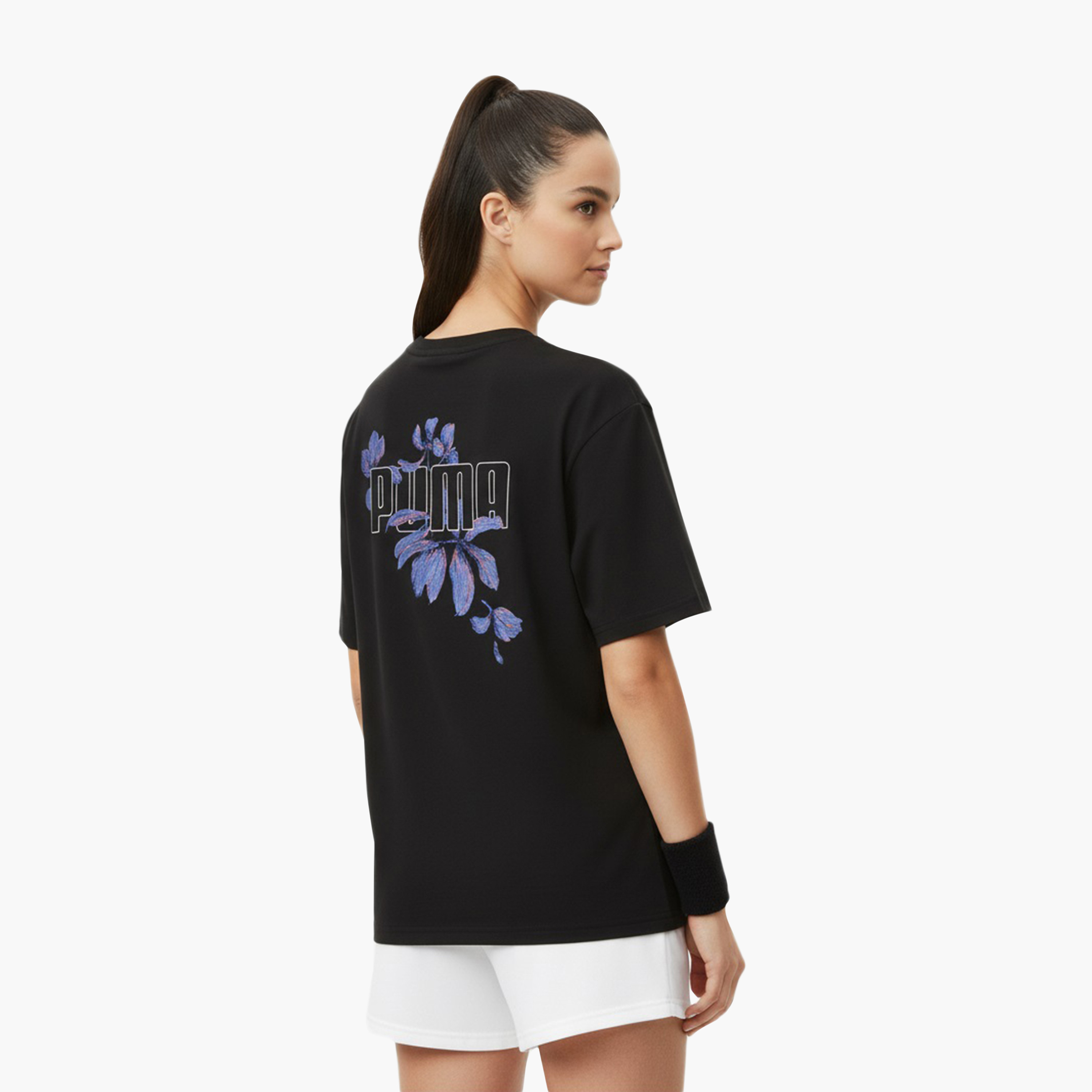 بوما - تيشيرت نيتشر 2.0 نسائي يومي بأكمام قصيرة مطبوع عليه رسومات-women-clothing-tshirts-image-4