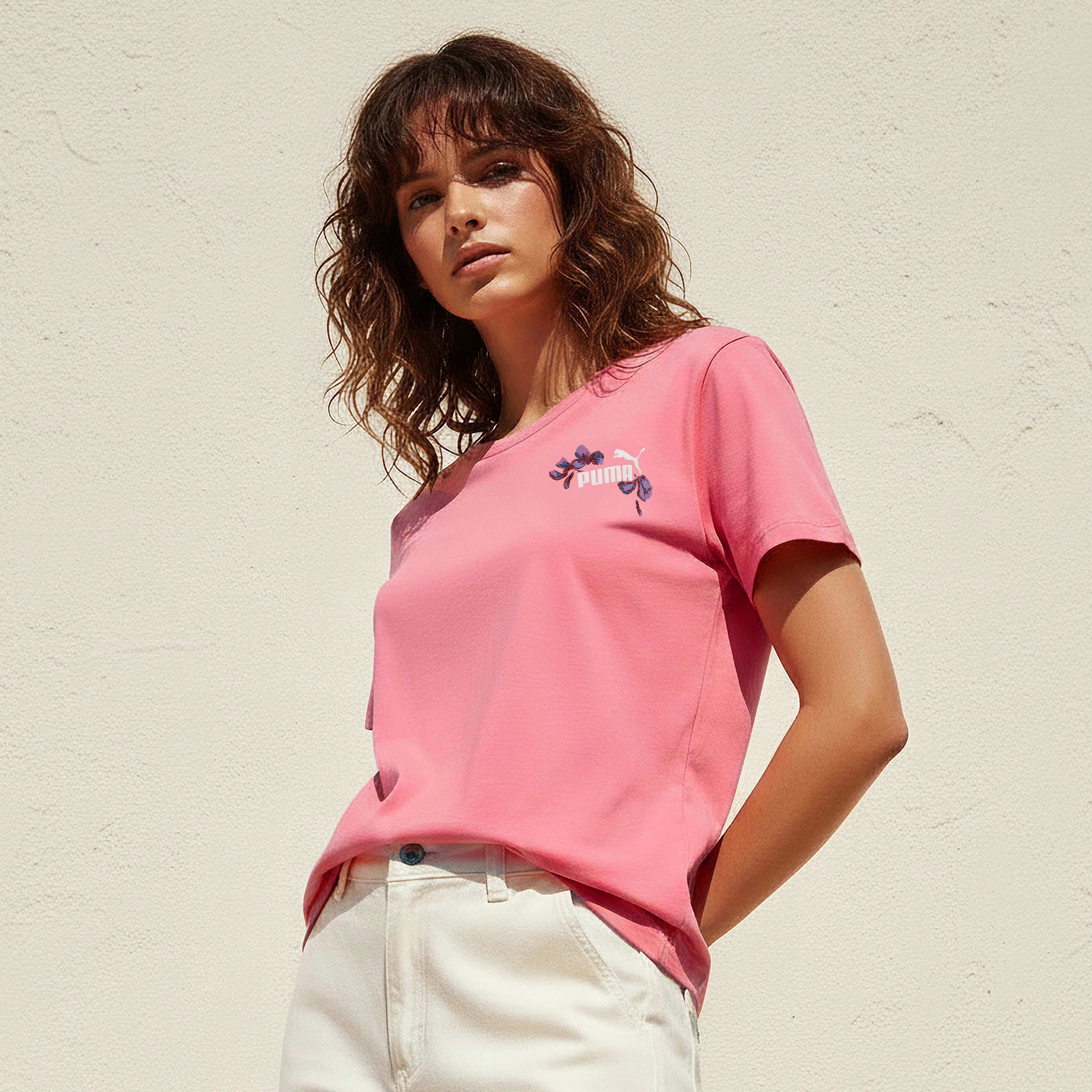 بوما - تيشيرت نيتشر 2.0 نسائي يومي بأكمام قصيرة مطبوع عليه رسومات-women-clothing-tshirts-image-7