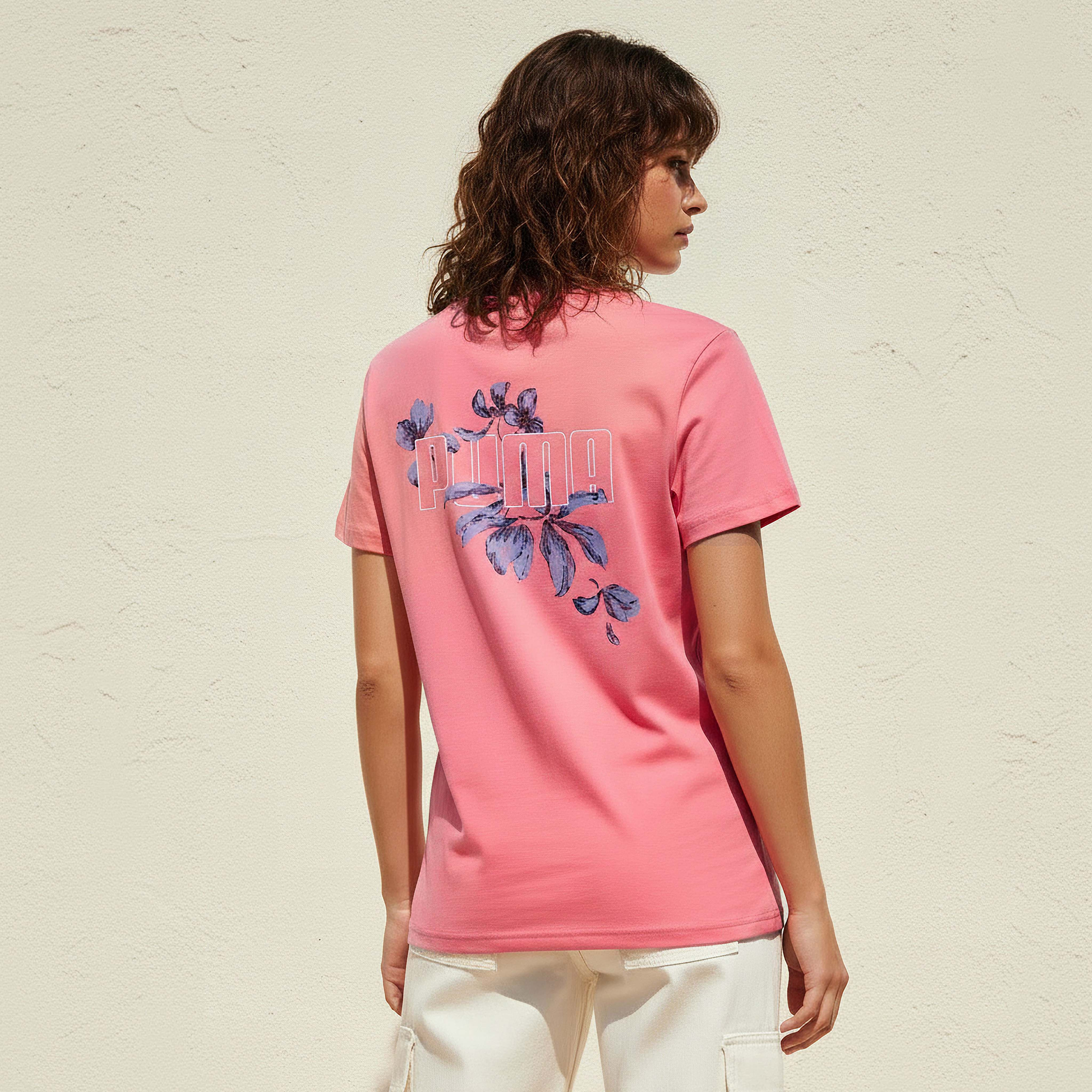 بوما - تيشيرت نيتشر 2.0 نسائي يومي بأكمام قصيرة مطبوع عليه رسومات-women-clothing-tshirts-image-10