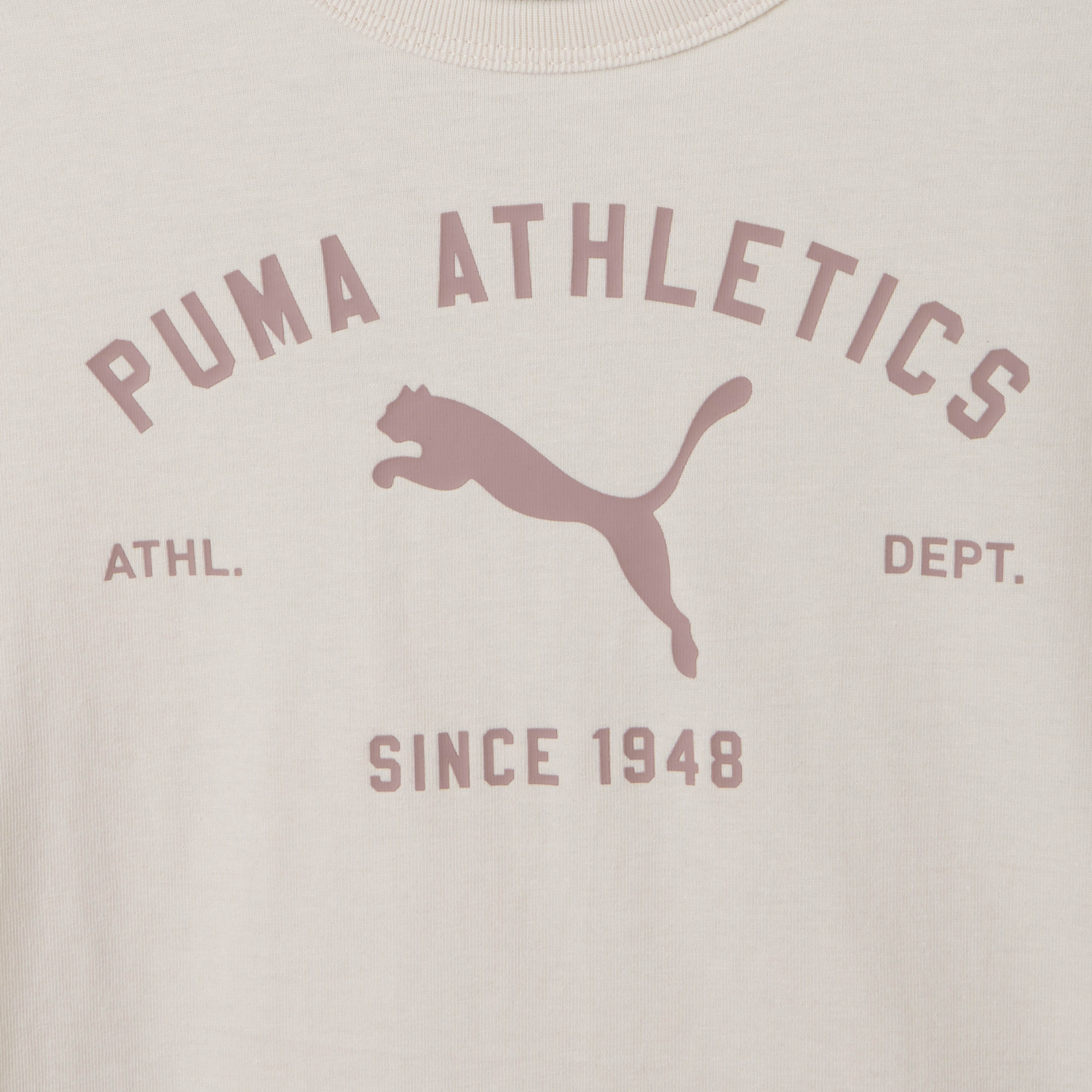PUMA Round Neck Short Sleeves T-shirt with Logo Print-girls-clothing-tshirts-image-4