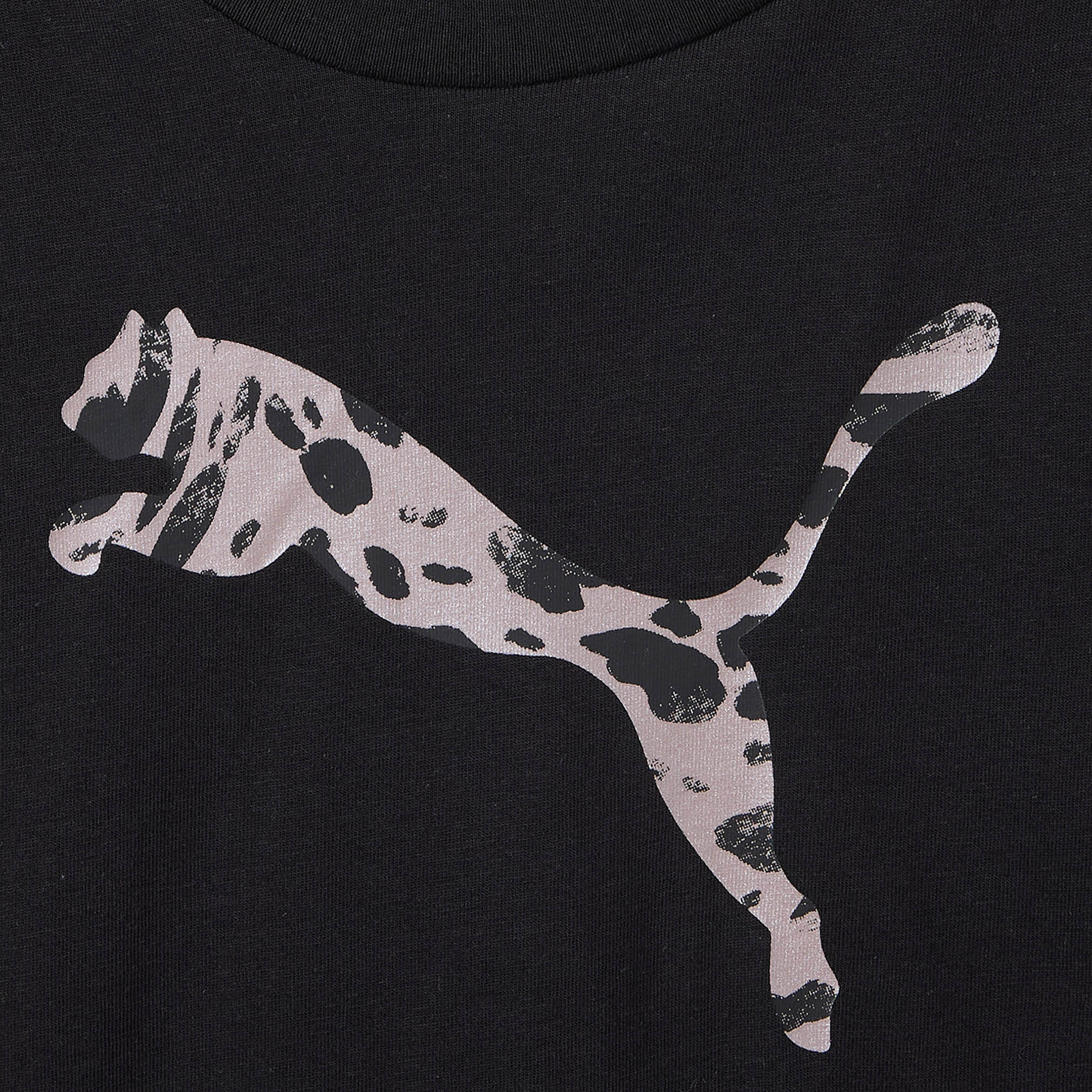 Puma Crew Neck Short Sleeves T-shirt with Logo Print-girls-clothing-tshirts-image-4
